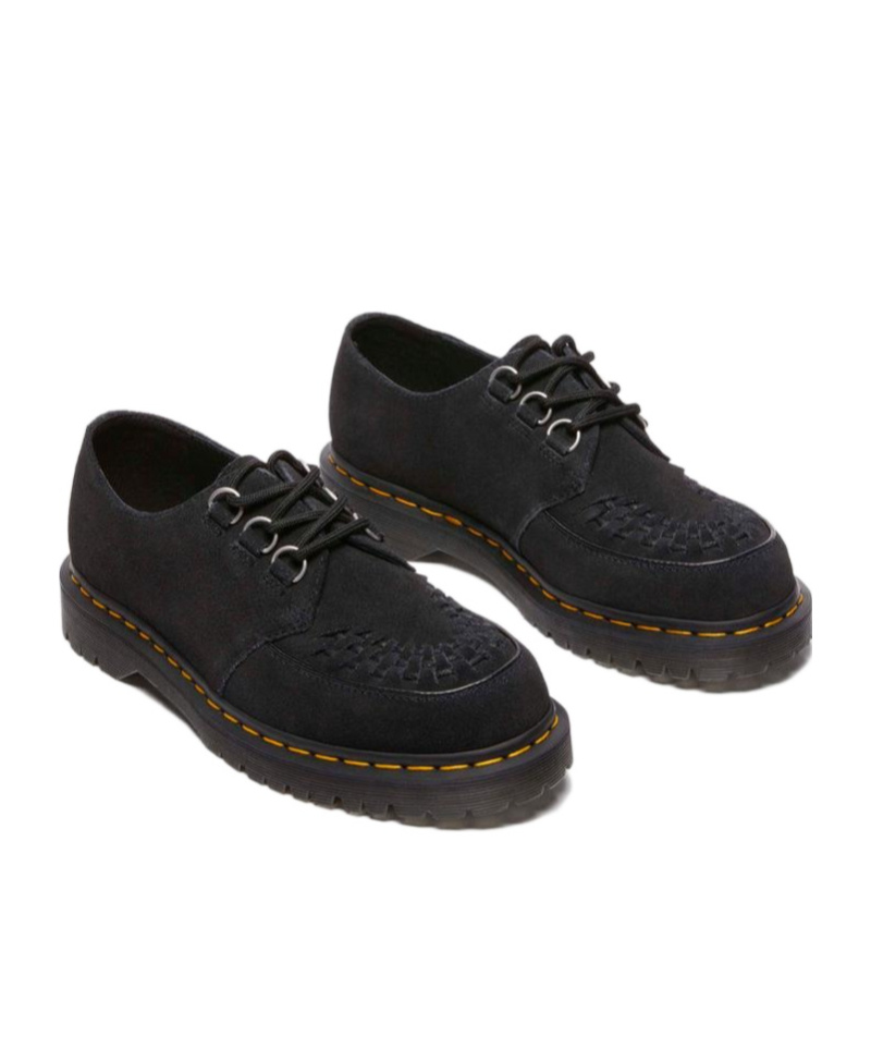 Dr. Martens Lacing Casual Shoes In Black