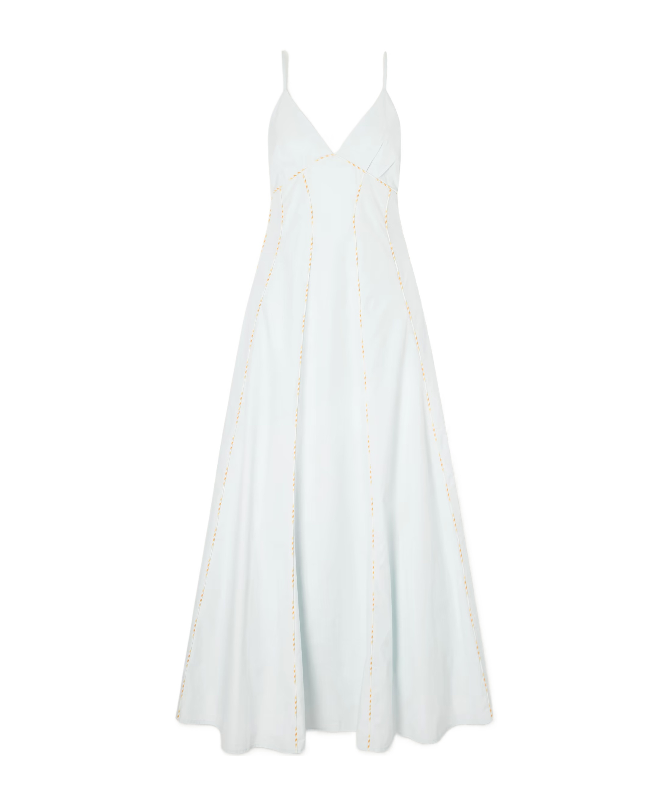 Rosie Assoulin Cami Cotton Maxi Dress In Blue