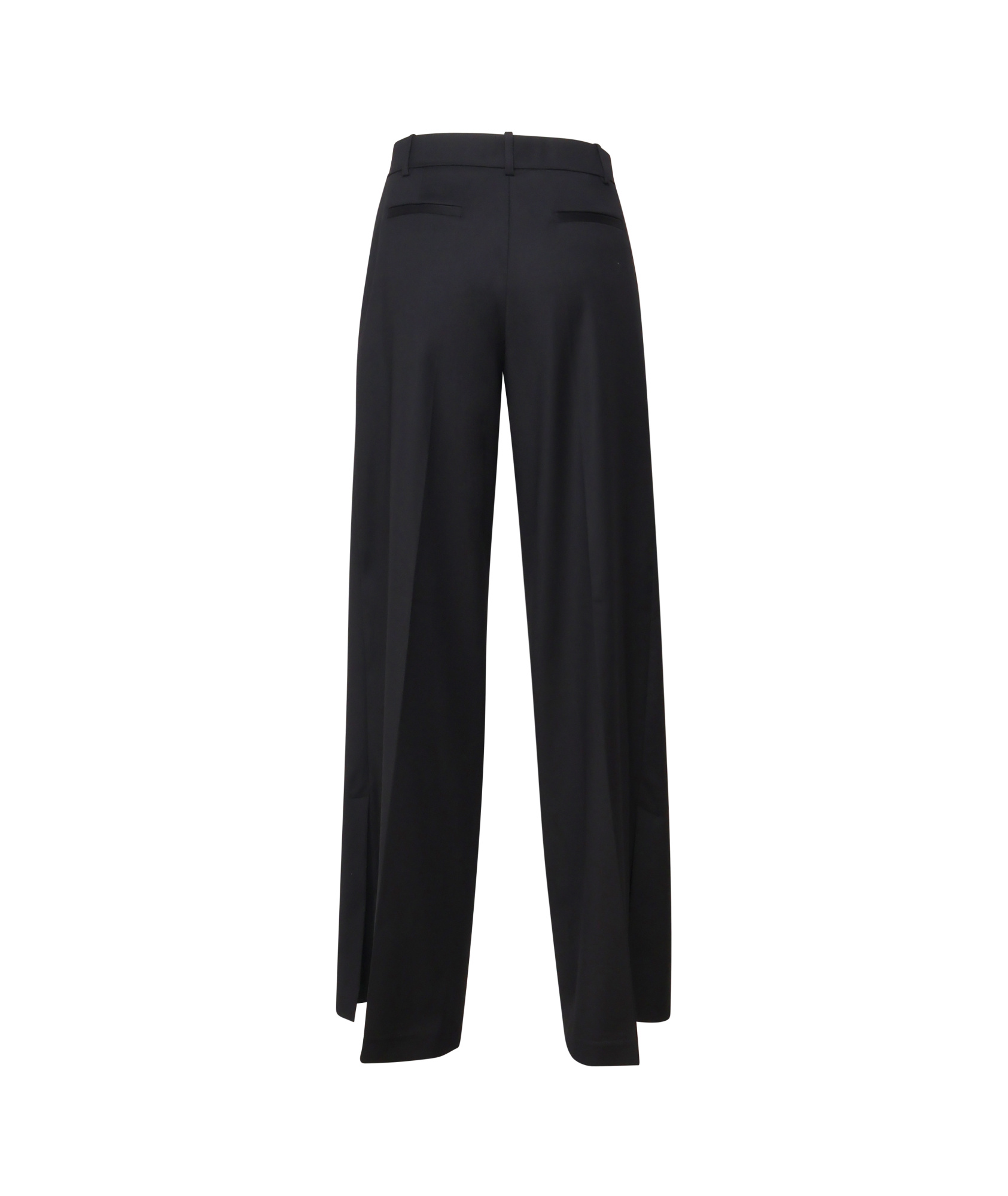 Pinko High-waisted Flared Trousers In Black