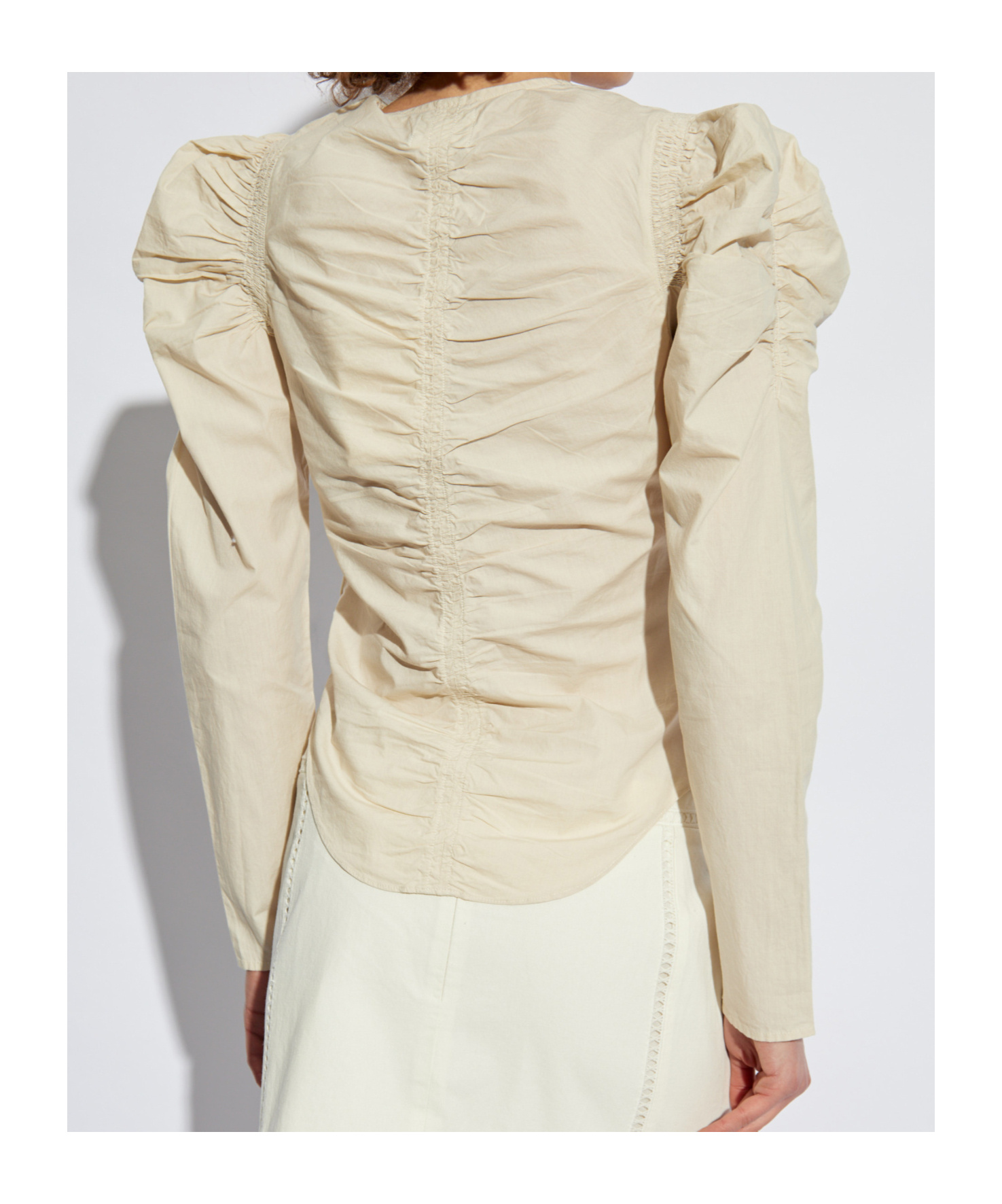 Isabel Marant Étoile Long-sleeved Top In Nude