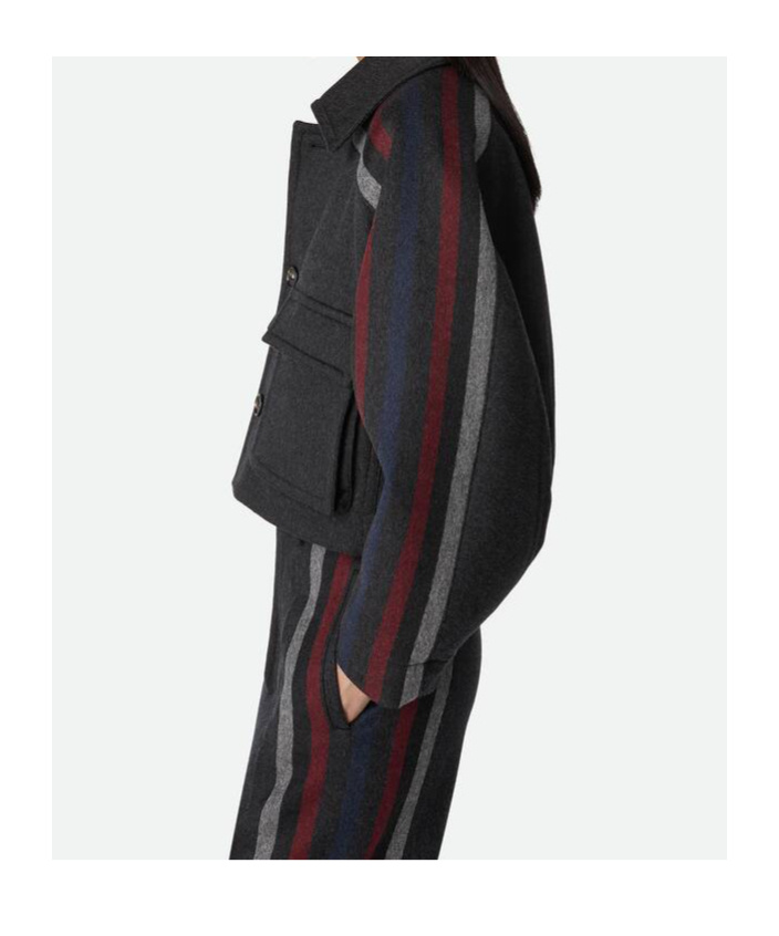 Bottega Veneta Wool And Cashmere Jacket In Multi