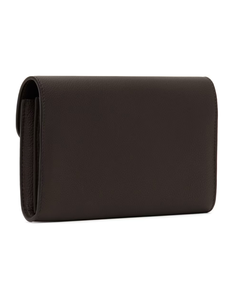The Row Sofia Flip Clutch In Black