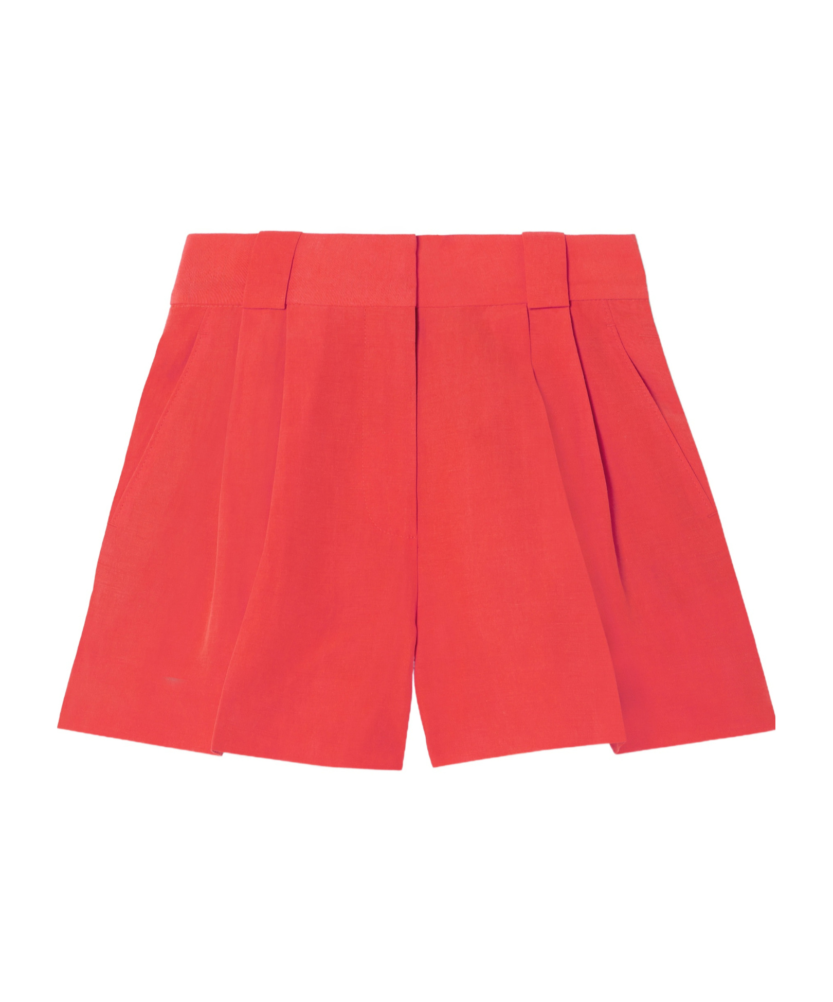 Blazé Milano Belt Loop Shorts In Red