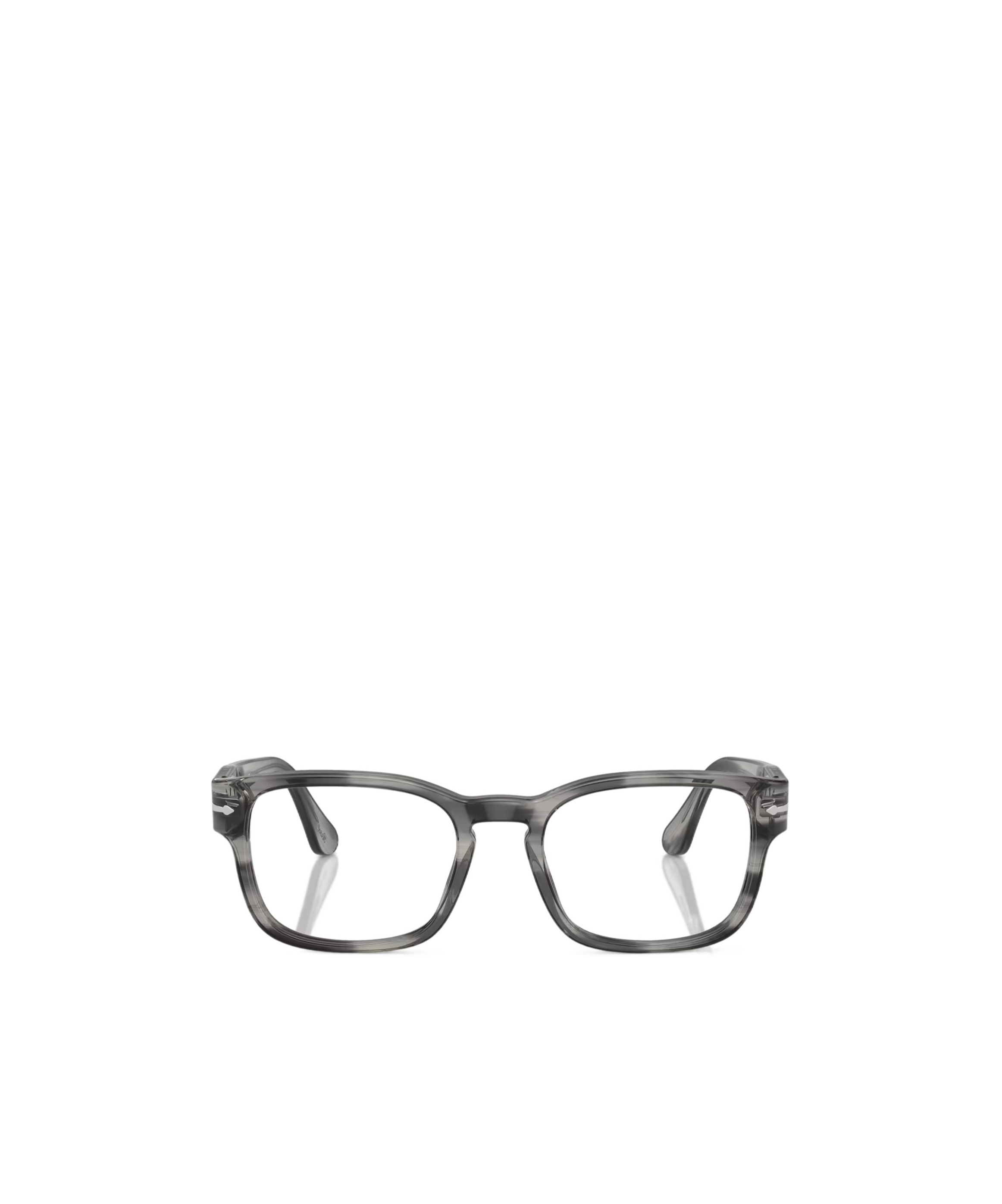 Persol Square Frame Glasses In Gray