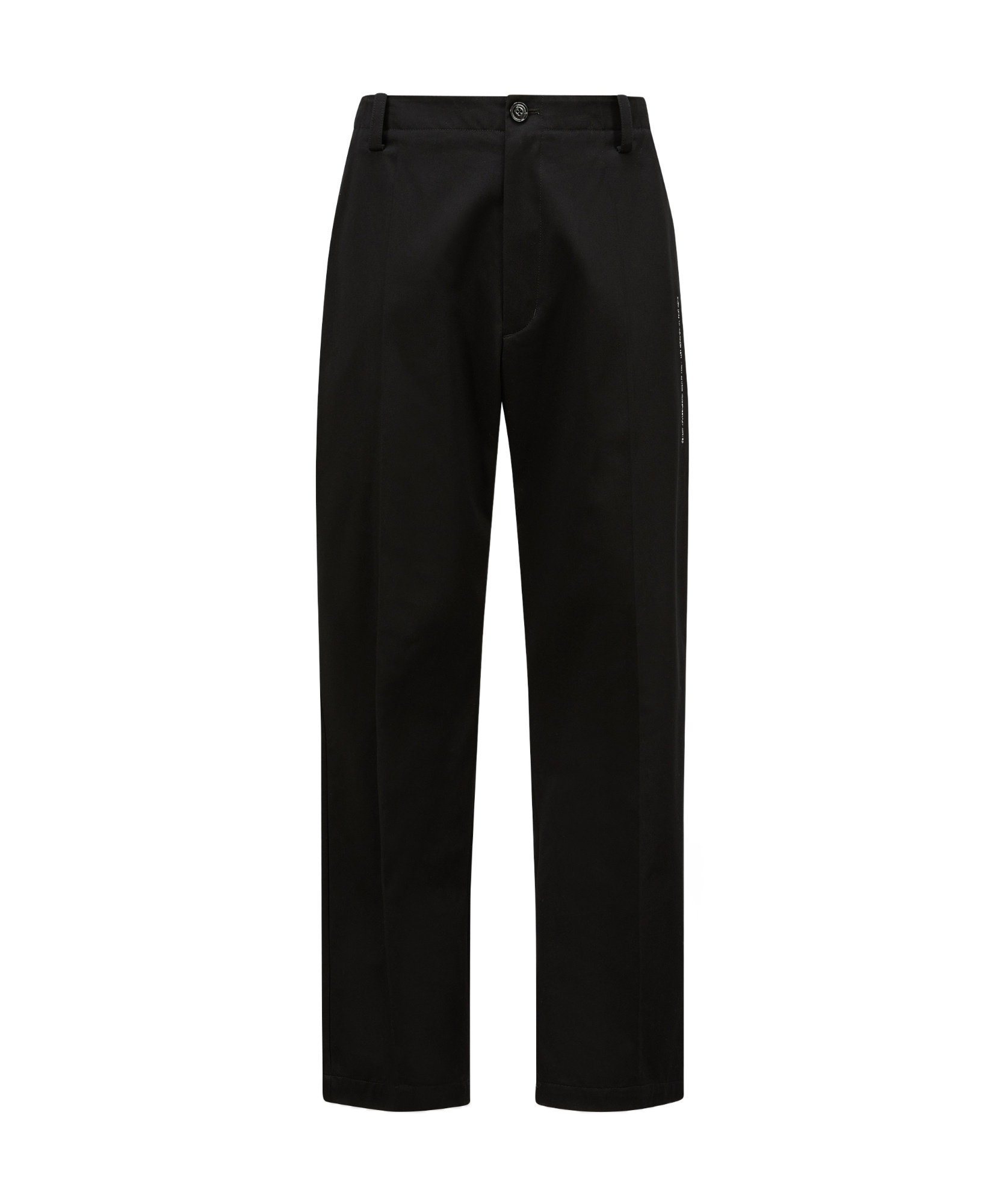 Moncler X Frgmt Belt-loop Casual Pants In Black