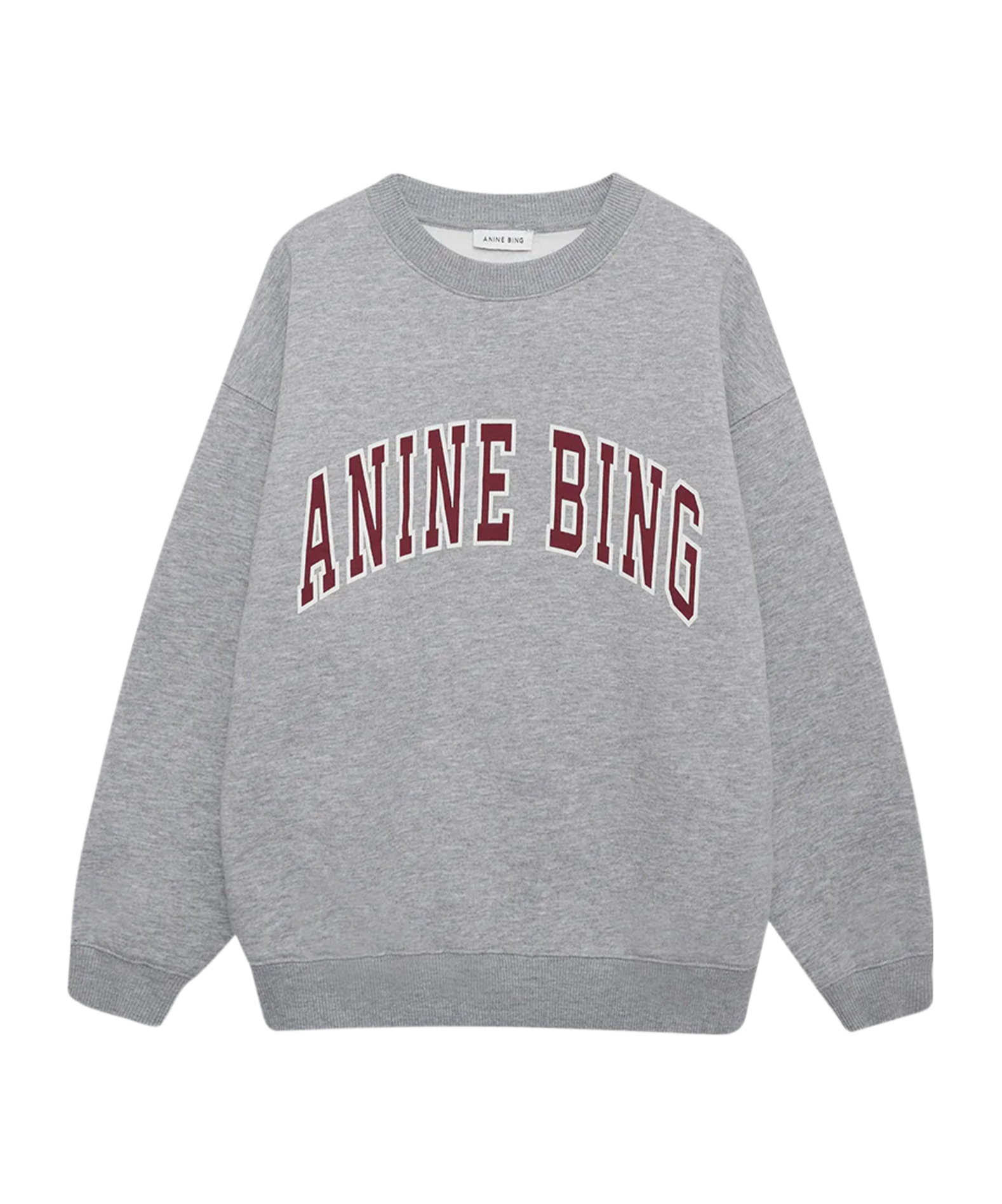 Anine Bing Long Sleeve Sweatshirt In Red