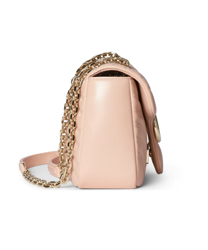 Gucci Gg Marmont Medium Shoulder Bag In Pink