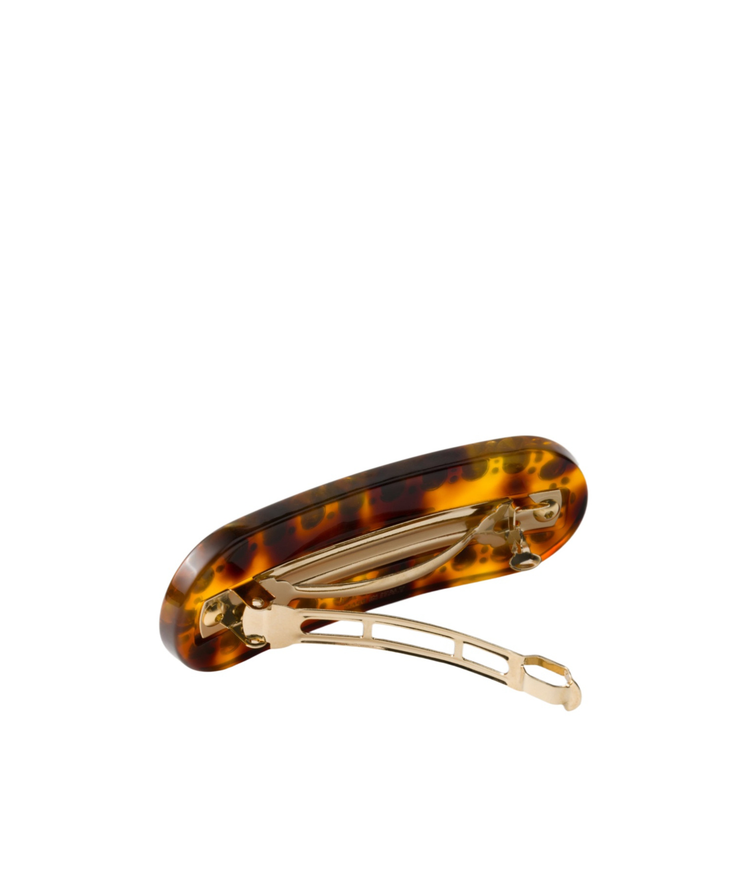 Prada Haarspange Aus Plexiglas In Yellow