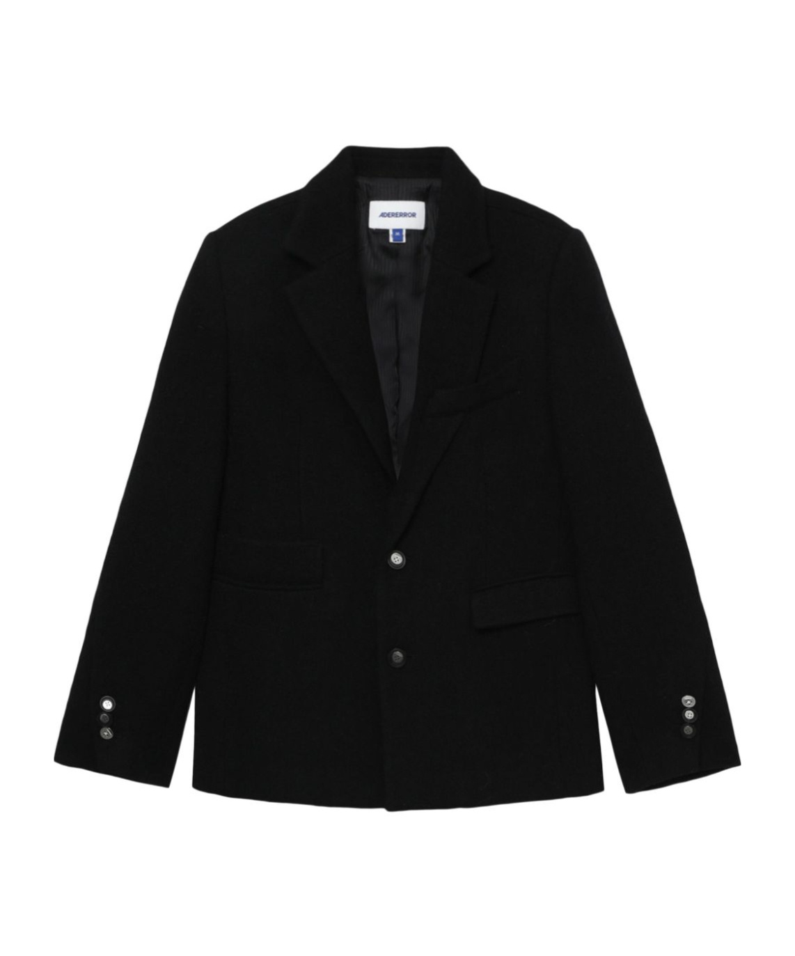 Ader Error Pleated Suit Coat In Black