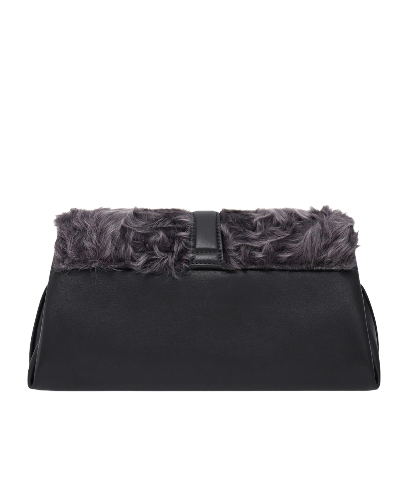 Ferragamo Front Flap Handbag (xs) In Gray