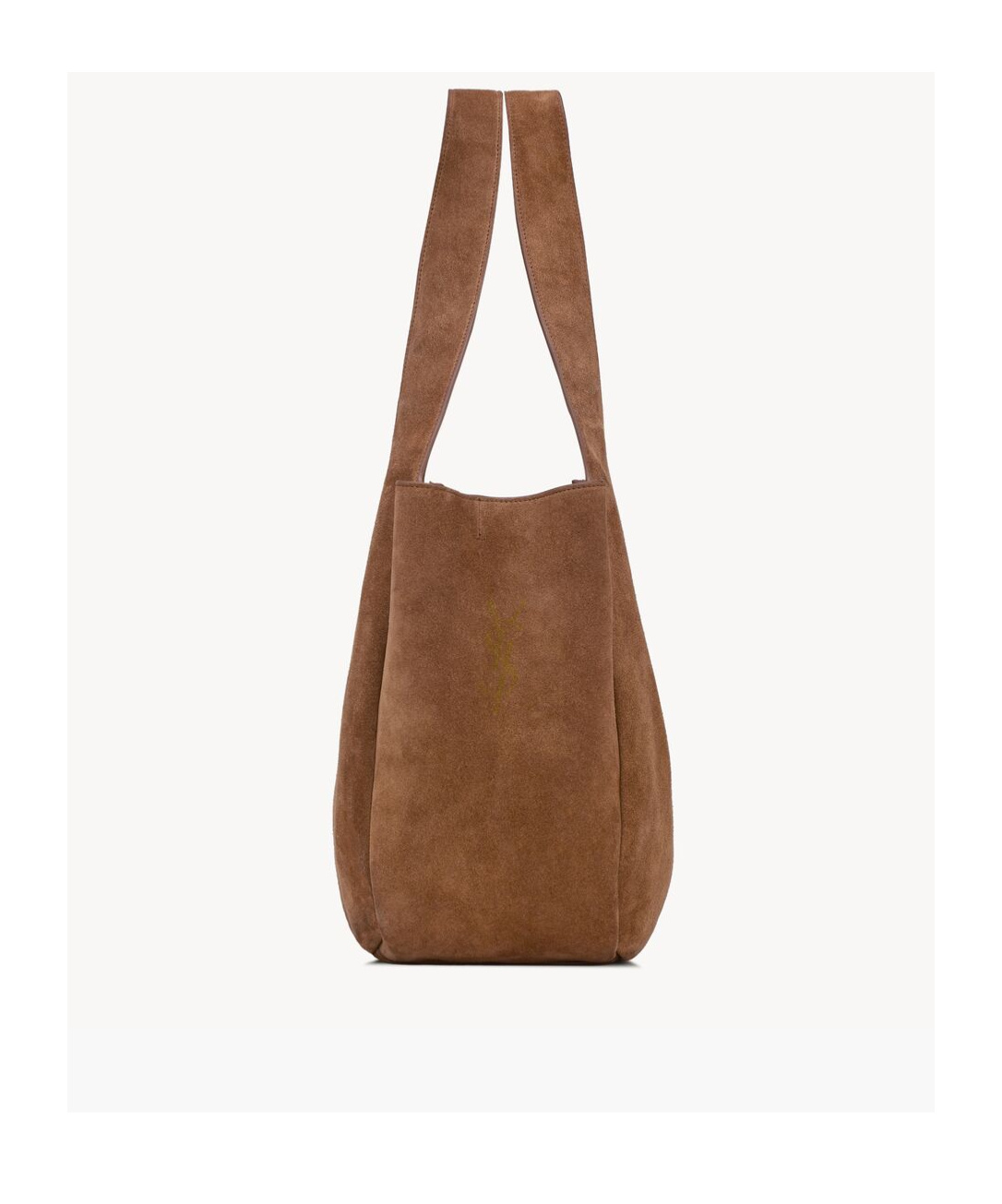 Saint Laurent Le 5 À 7 Bea In Suede In Brown