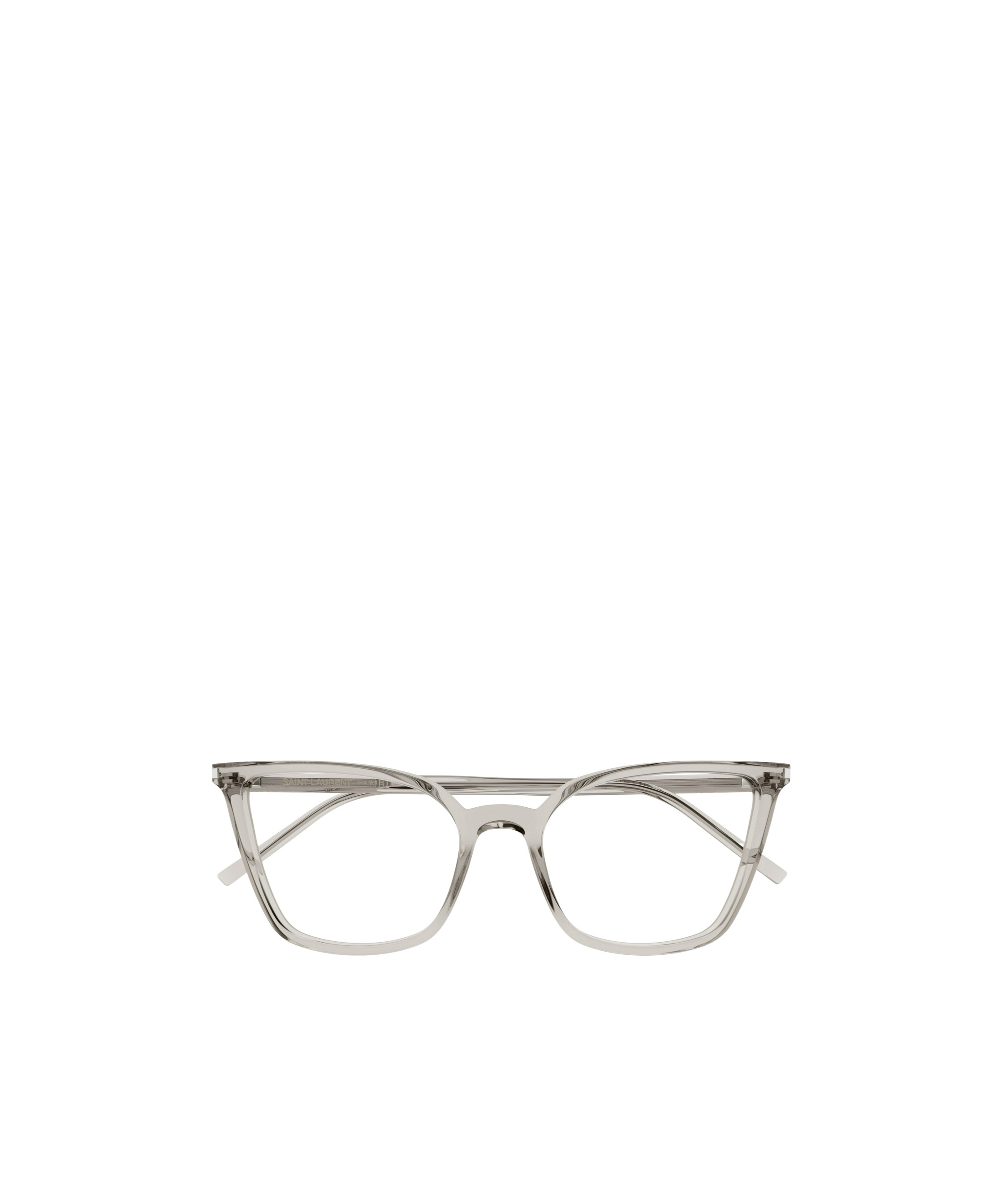 Saint Laurent Geometrically Framed Flat Mirror In White