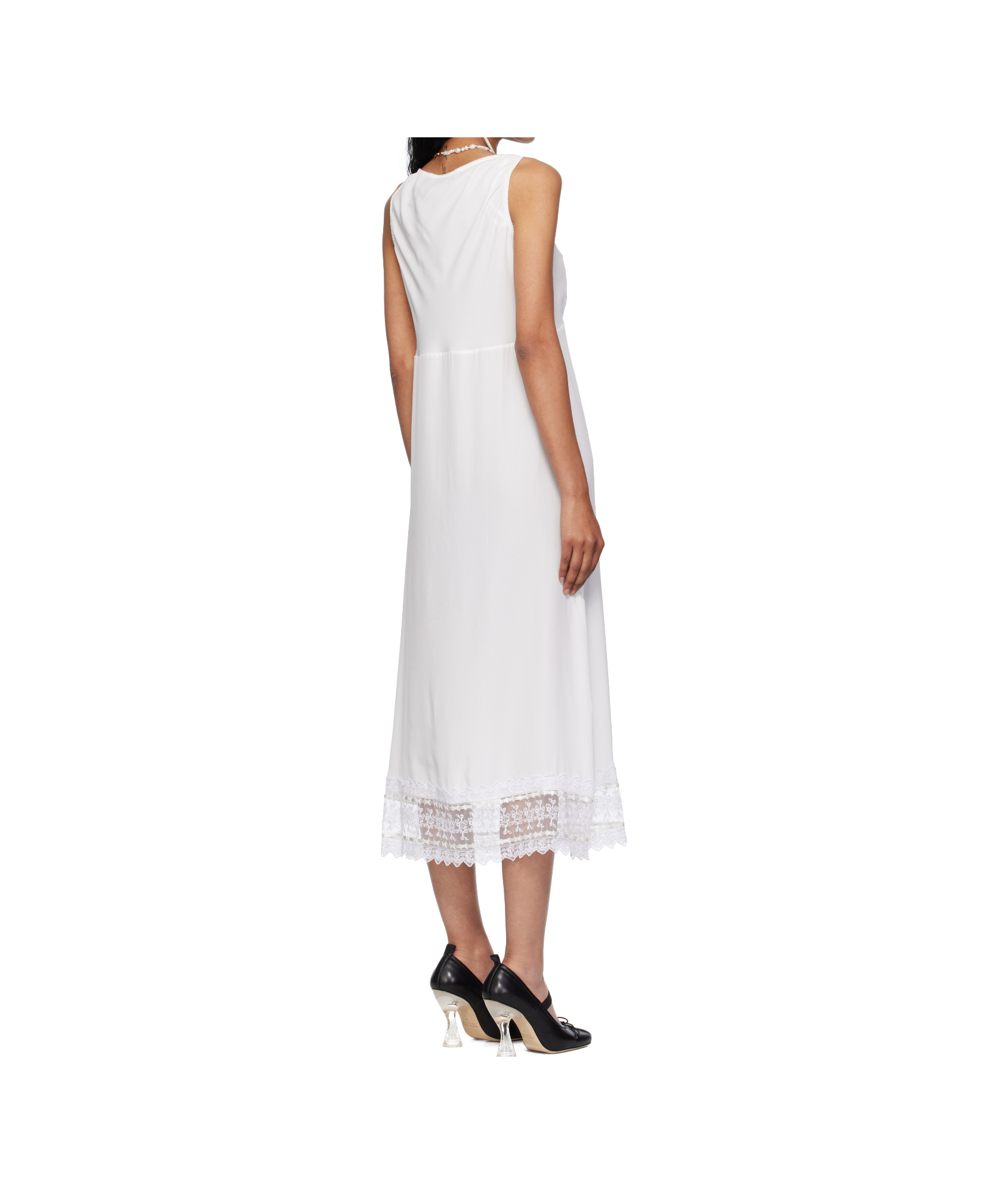 Simone Rocha Trim Slip Dress In White