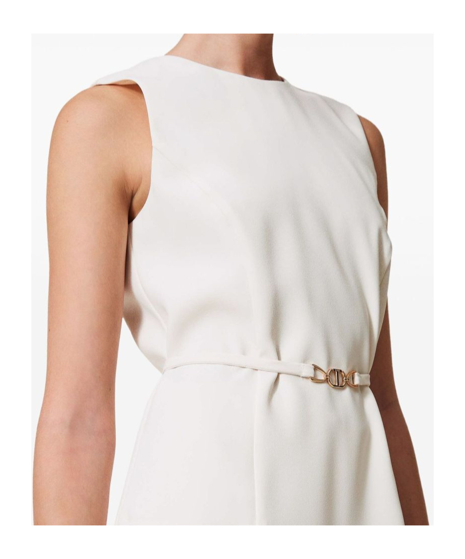 Twinset Crepe Belted Top