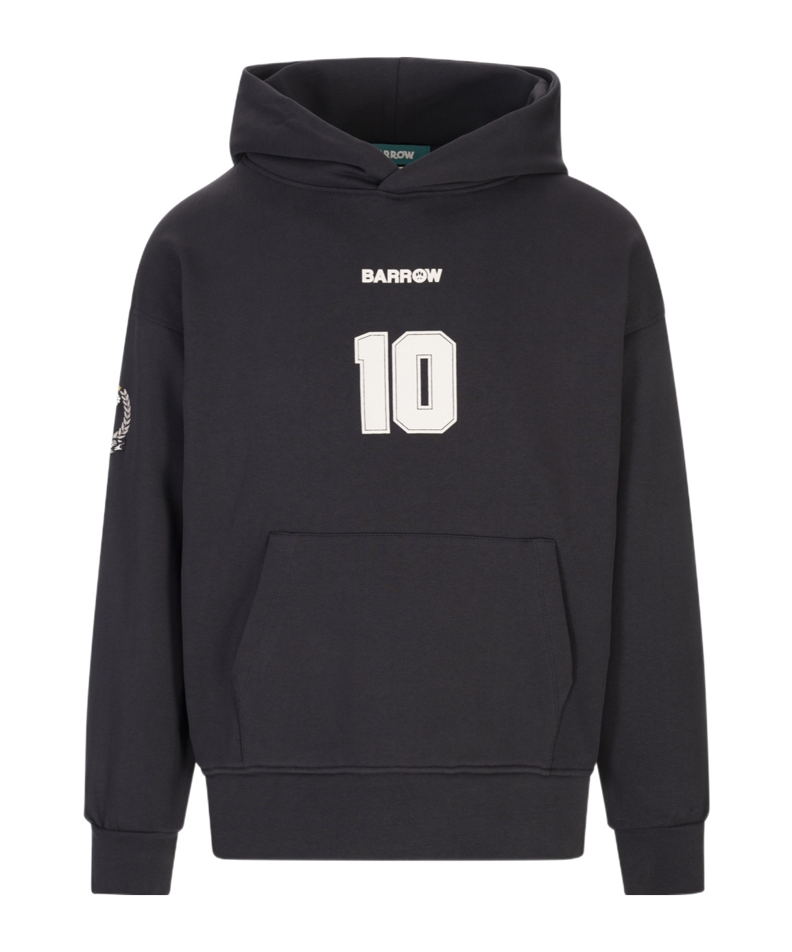 Barrow Unisex Hooded Sweatshirt Kangaroo Pocket In Black
