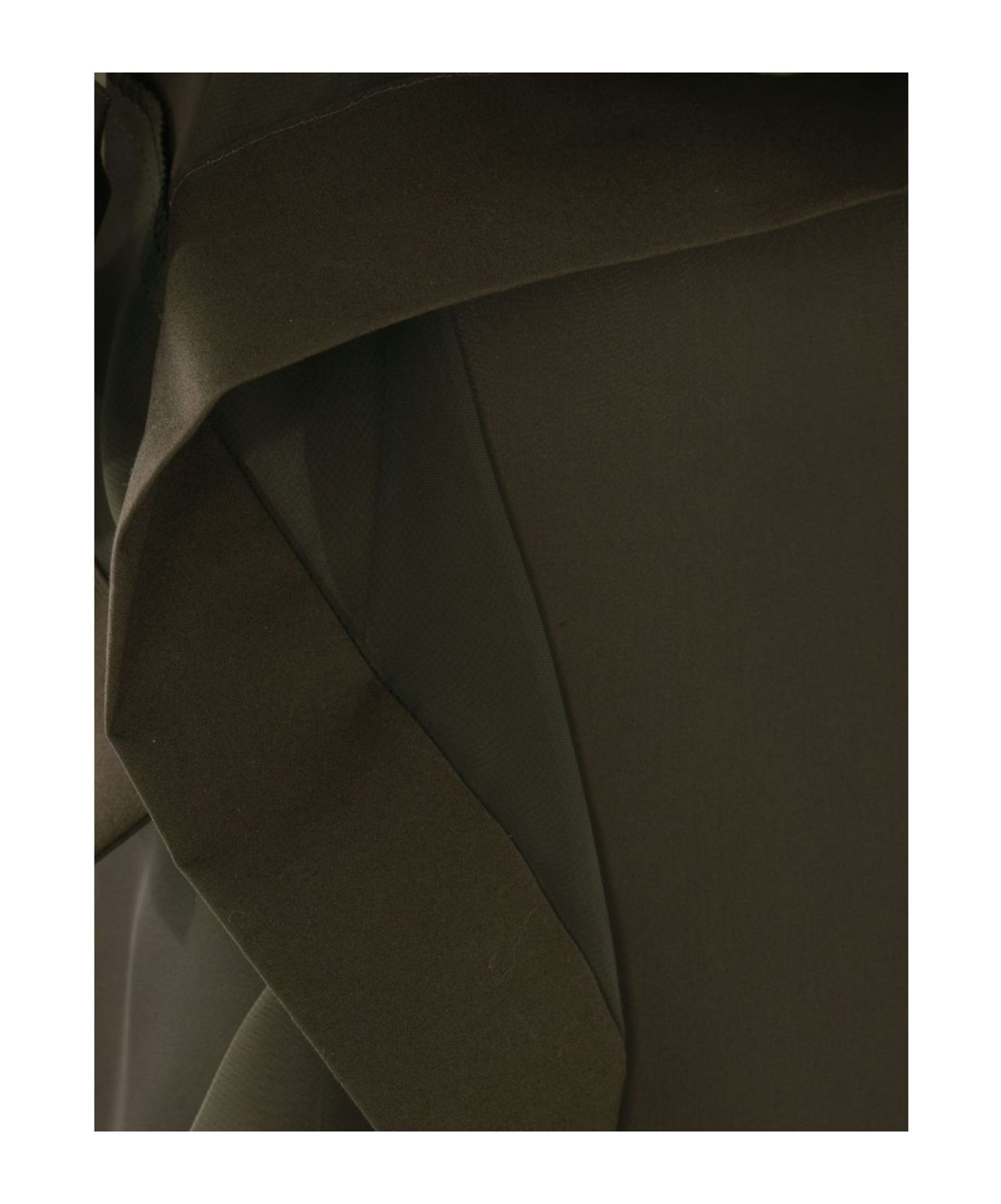 Sacai Sleeveless Chiffon Dress In Black