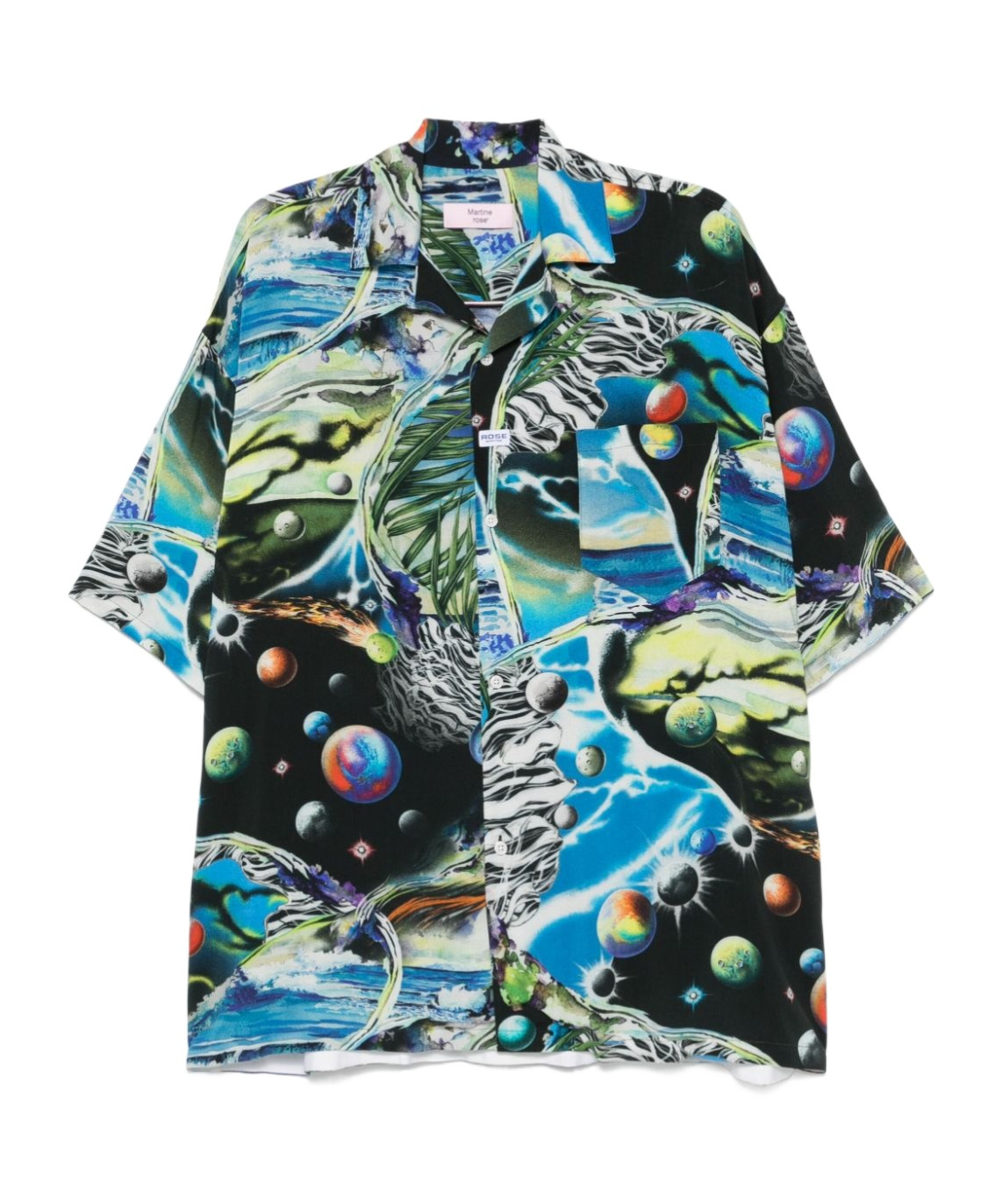 MARTINE ROSE HAWAIIAN SHIRT