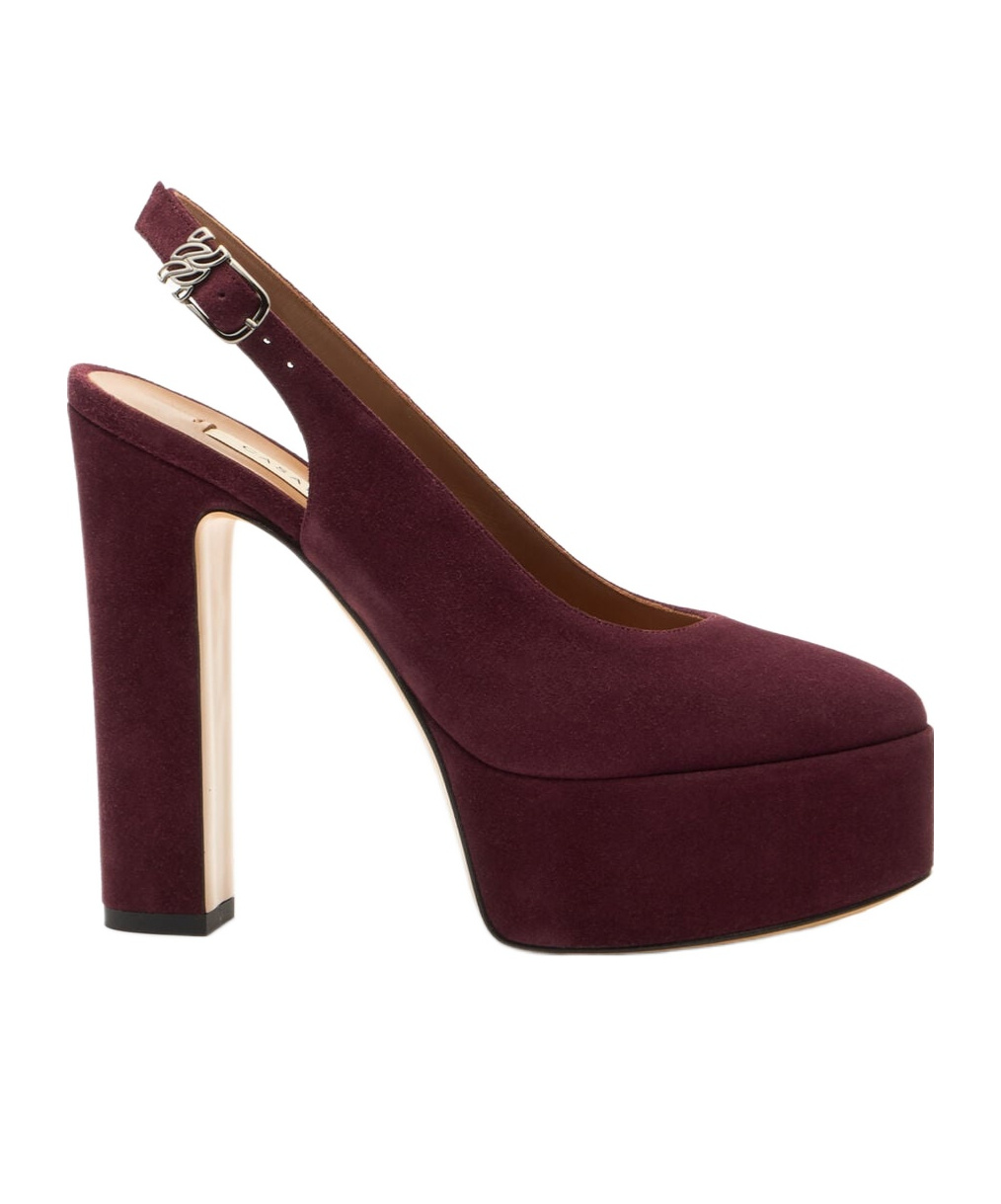 Casadei Patty Platform Renna Sandal In Ruby