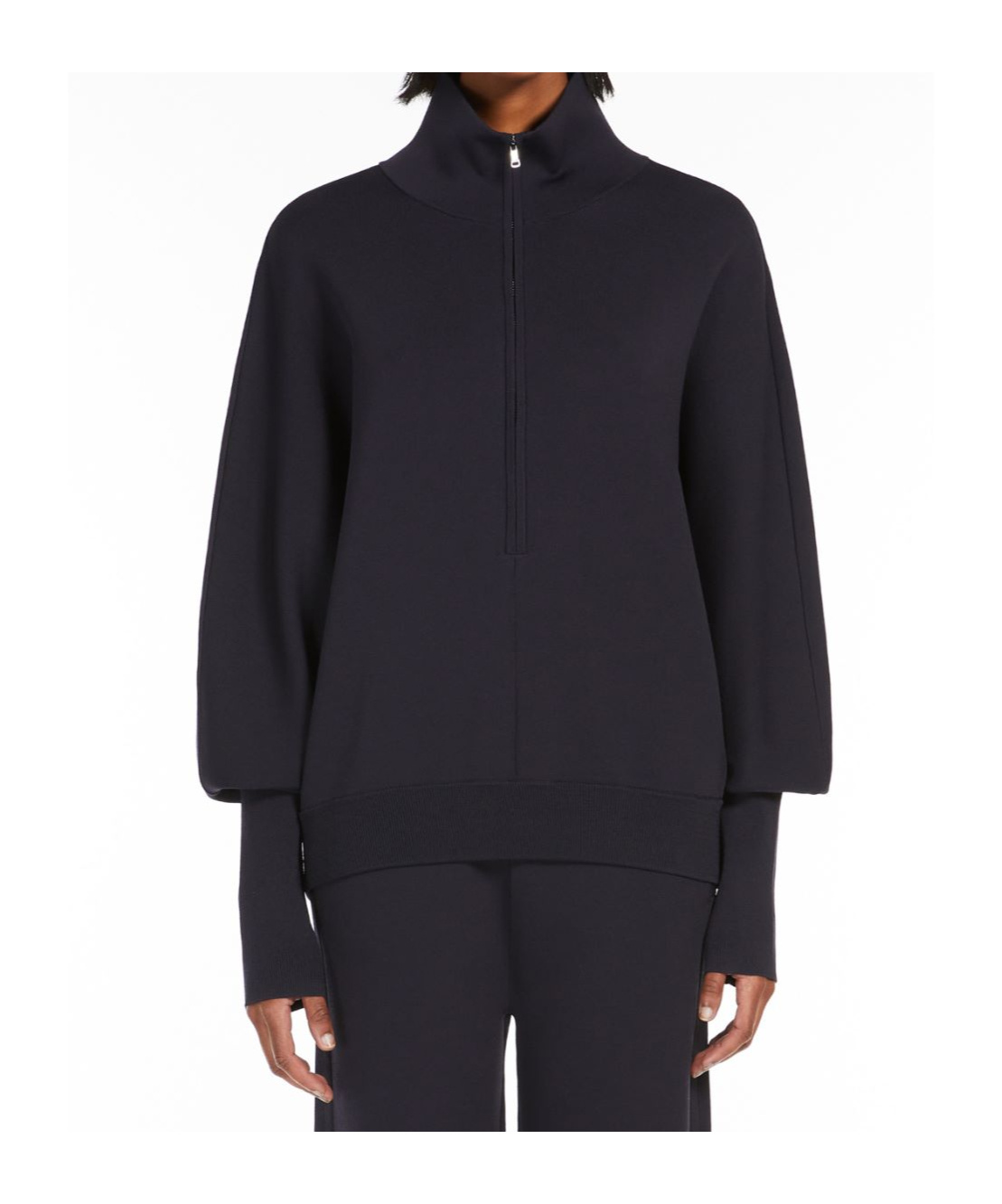 MAX MARA STRETCH VISCOSE SWEATSHIRT