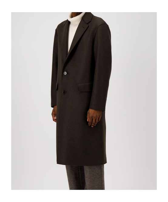 Harris Wharf London Dropped Shoulder Chester Coat In Brown