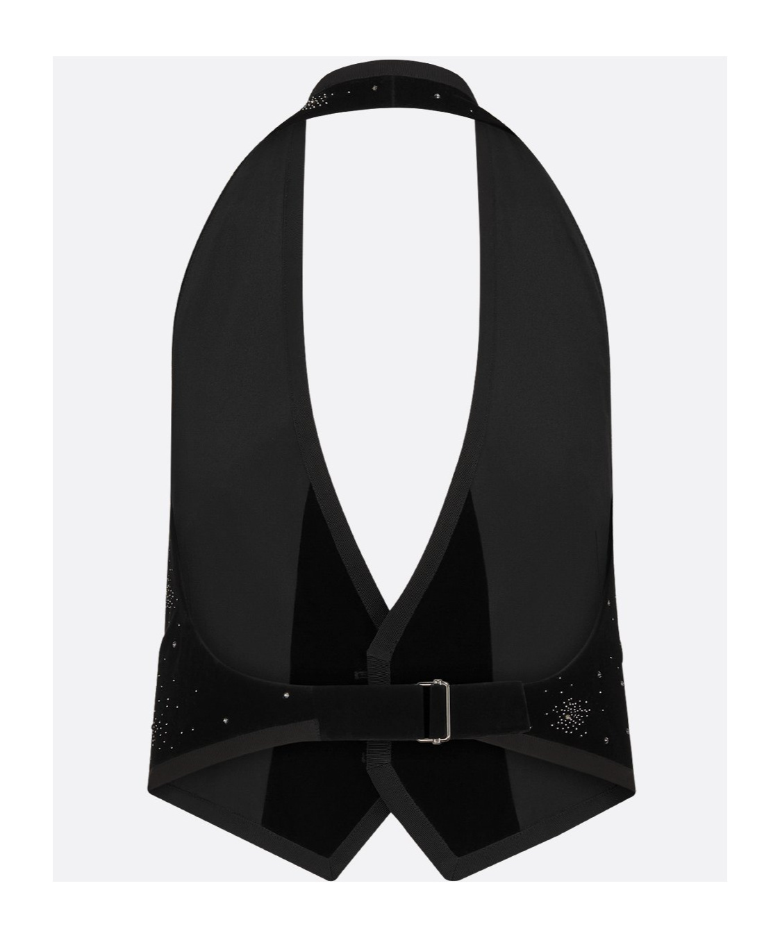 Dior V-neck Sleeveless Vest In Black