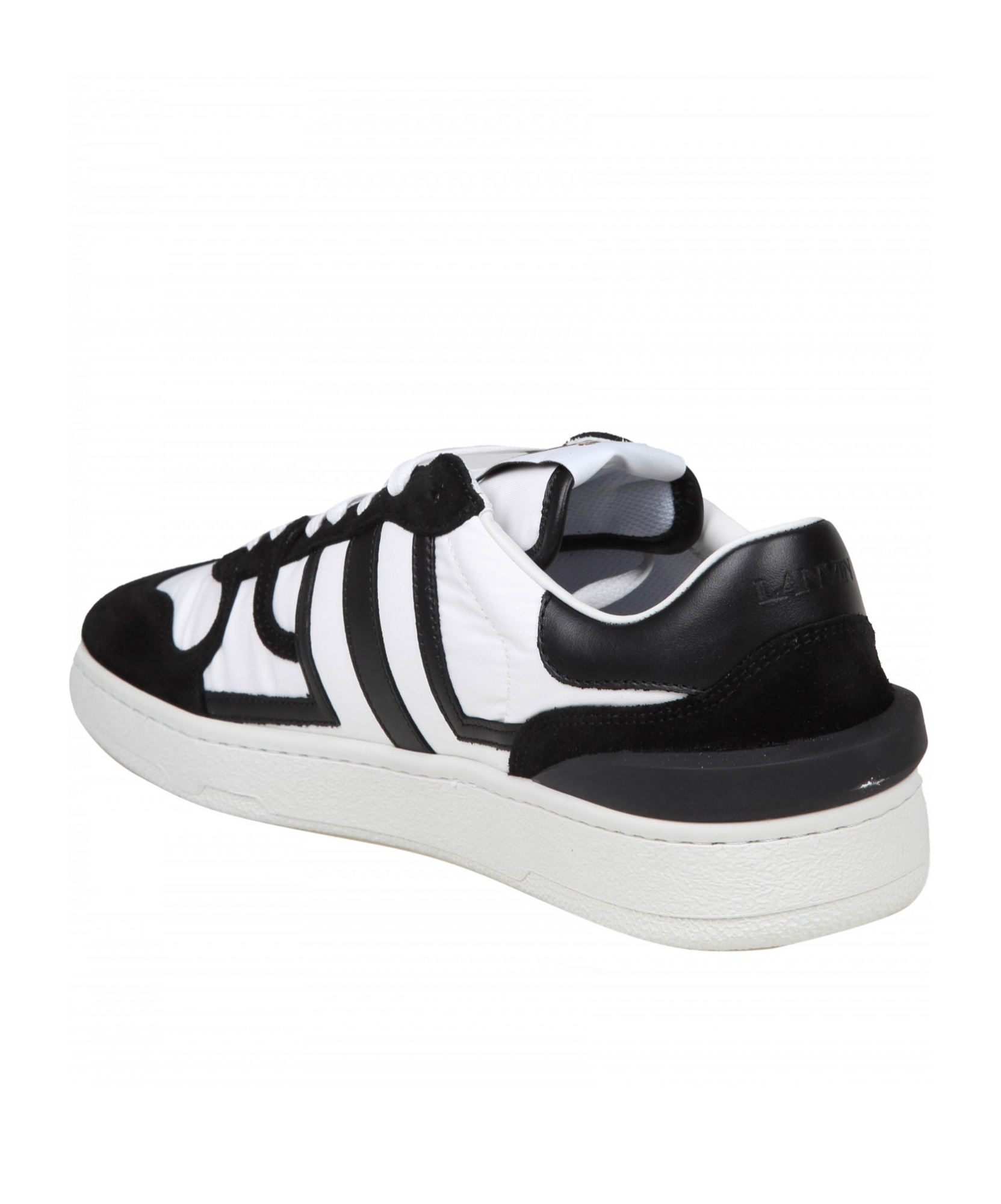 Shop Lanvin Low-cut Lace-up Sneakers In White