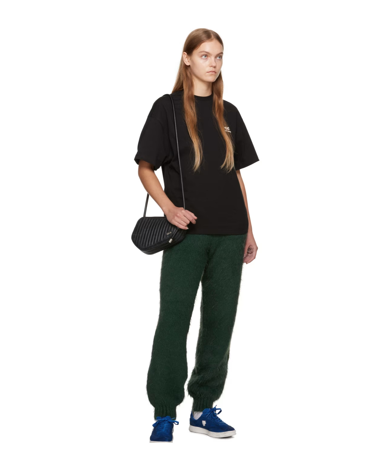 Ader Error Embroidery Logo Casual Pants In Black