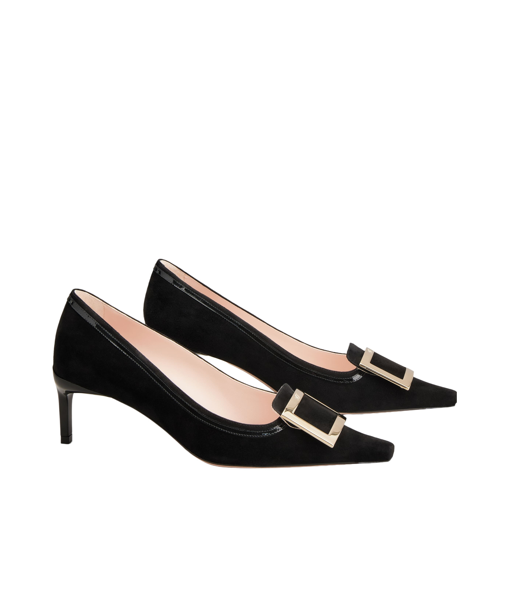 Roger Vivier Viv Canarette Decollete 55 In Black