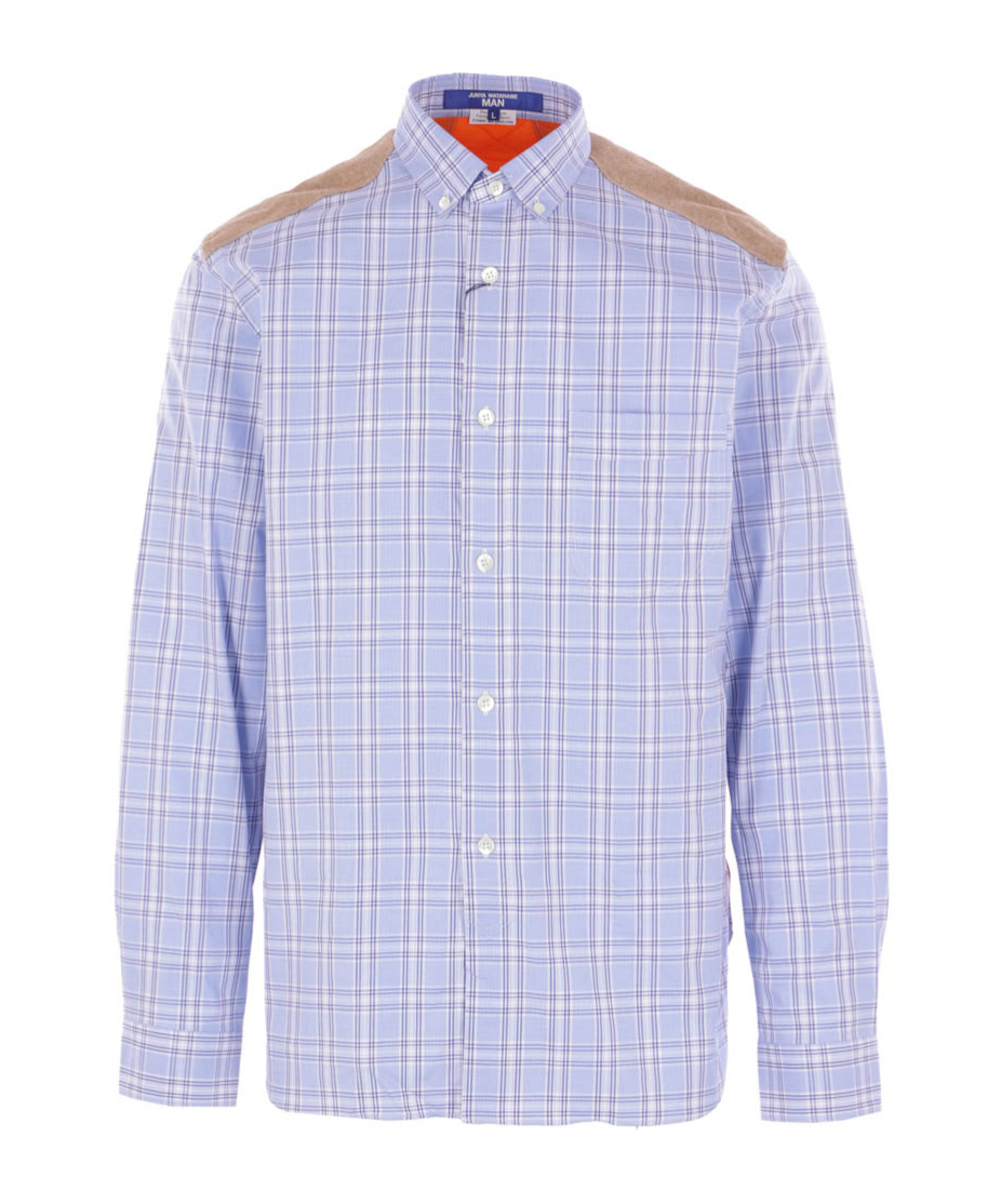 Junya Watanabe Plaid Long-sleeved Shirt In Pattern
