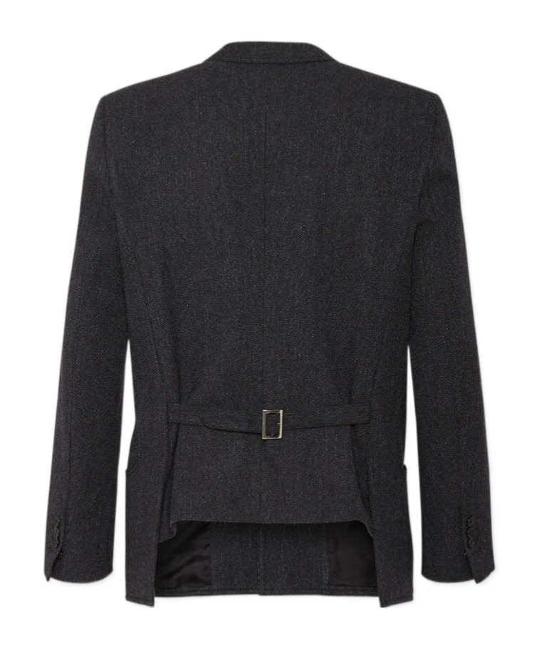 Dsquared2 Single-breasted Tailored Blazer In Gray