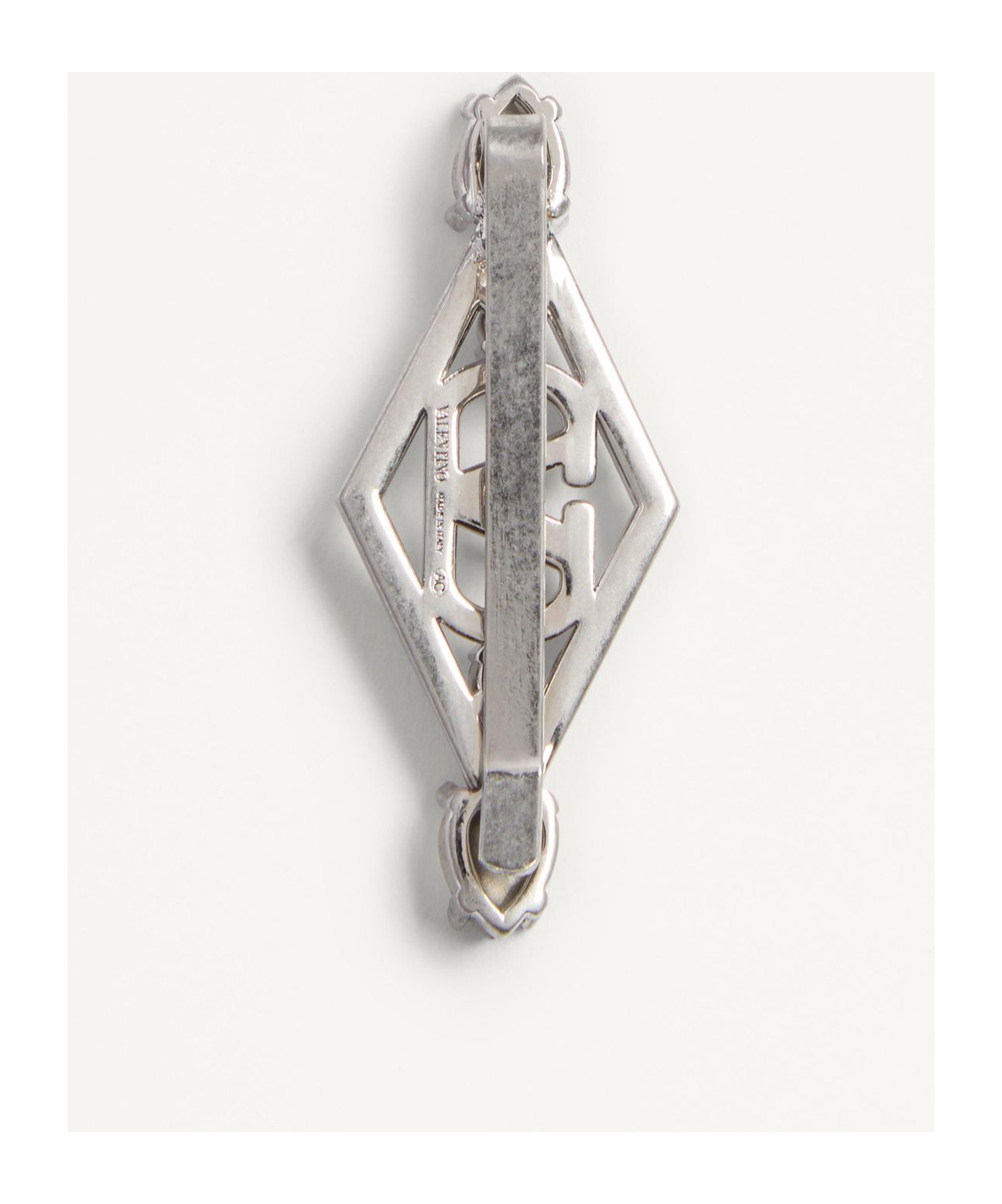 Shop Valentino Rêve Radieux Hairclip In Palladium/crystal