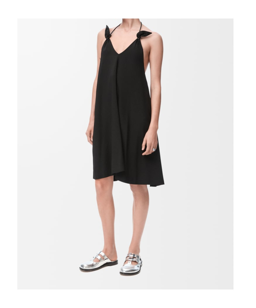 Loewe Flamenco Dresses Black In Black