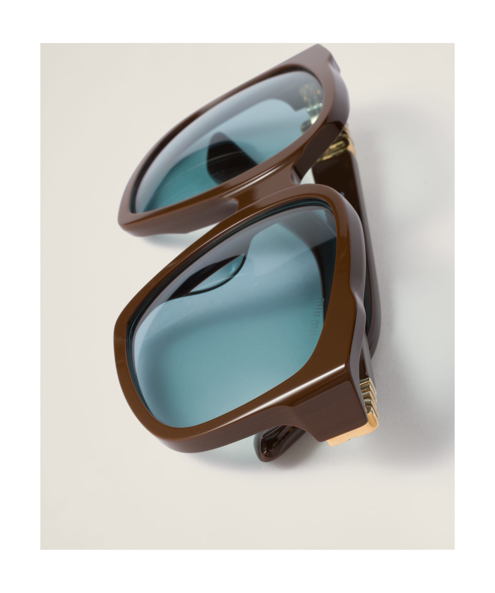Miu Miu Miu Ombre Sunglasses In Blue