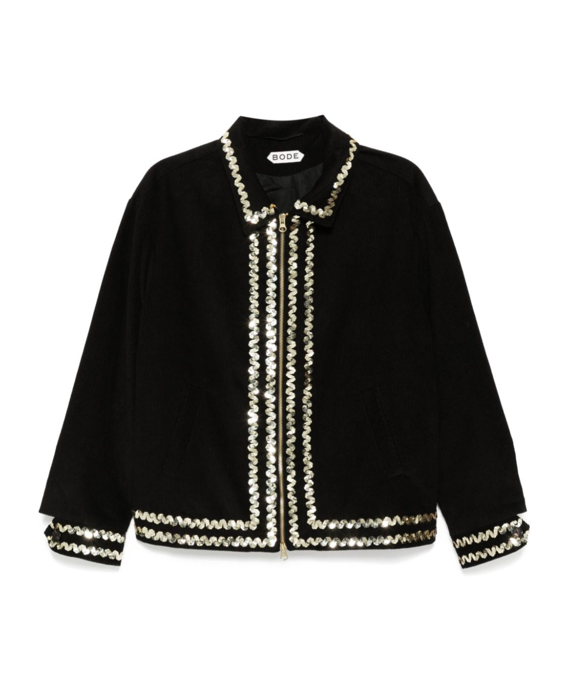 Bode Black Bandstand Jacket In Black