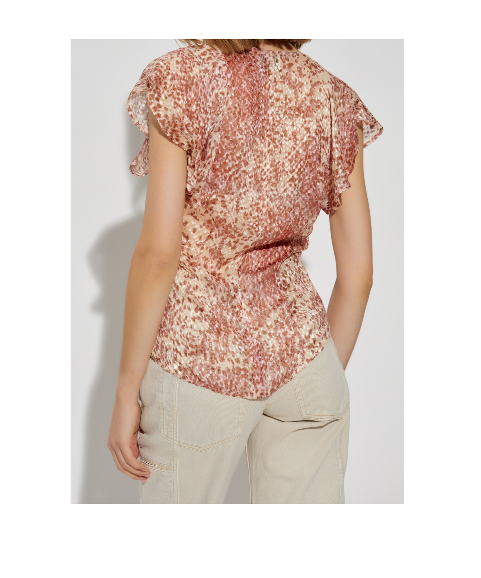 Isabel Marant V-neck Sleeveless Vest In Pink