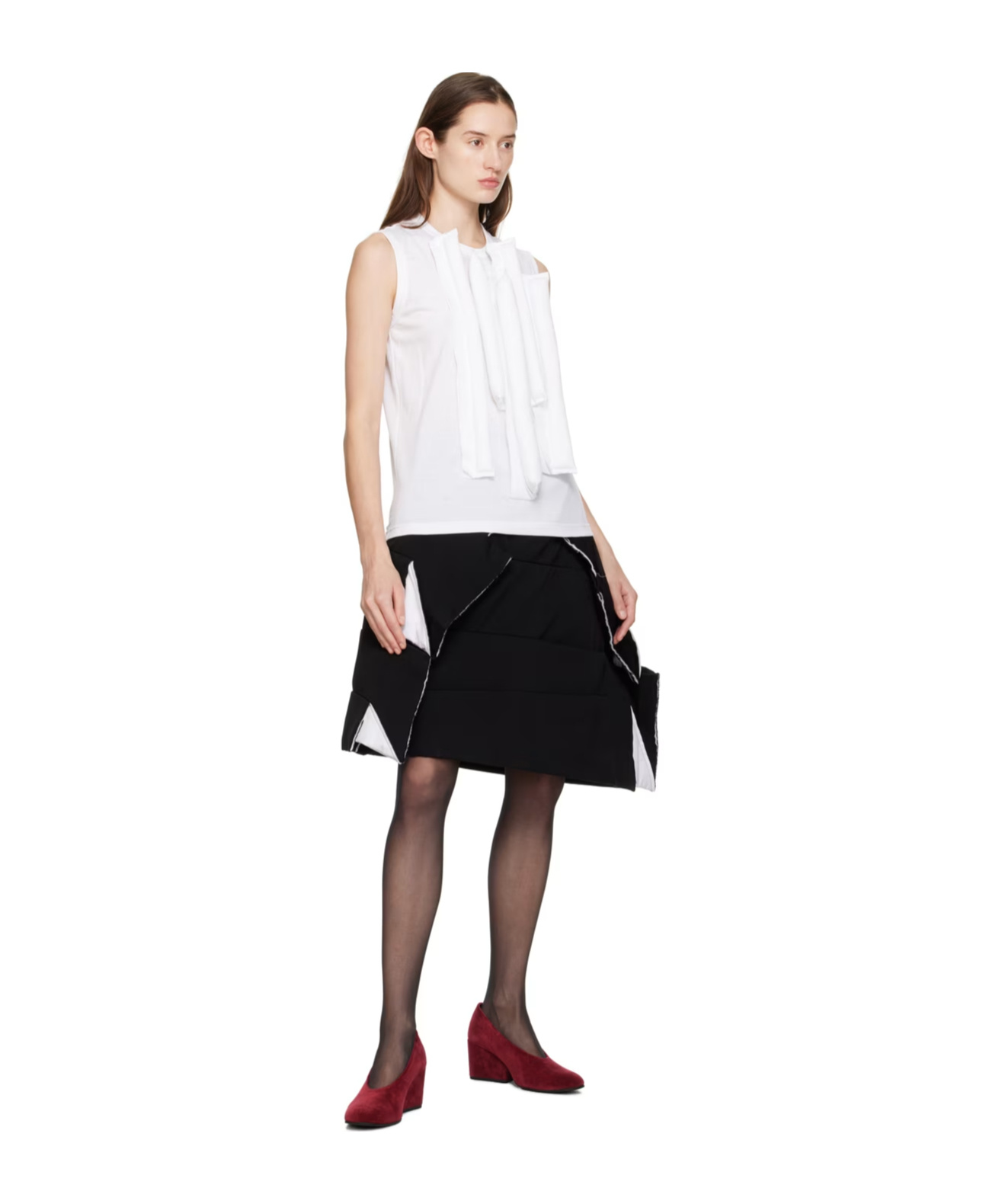 COMME DES GARÇONS ASYMMETRICALLY DESIGNED SKIRT 