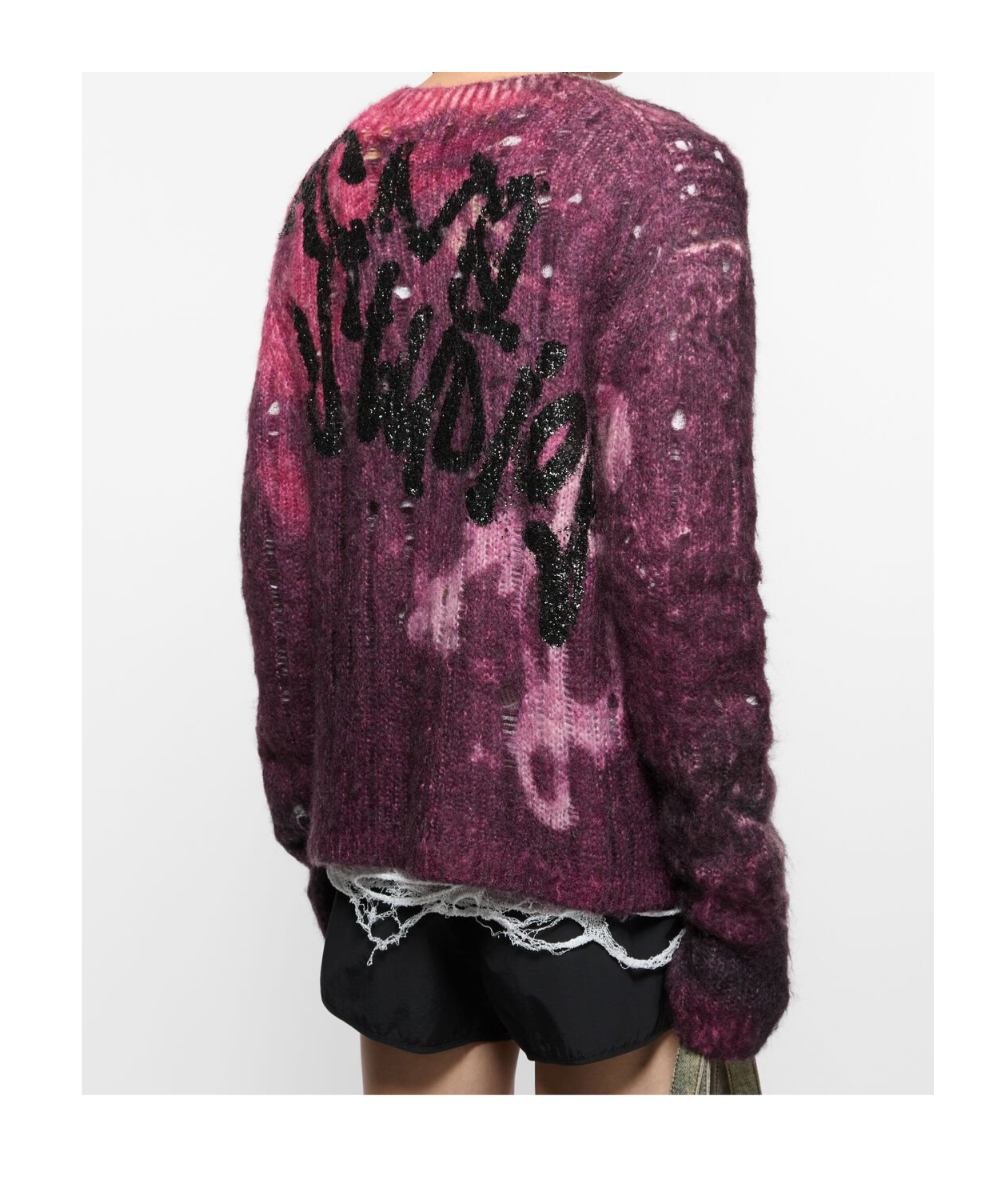 Shop Acne Studios Intarsia-knit Sweater In Red
