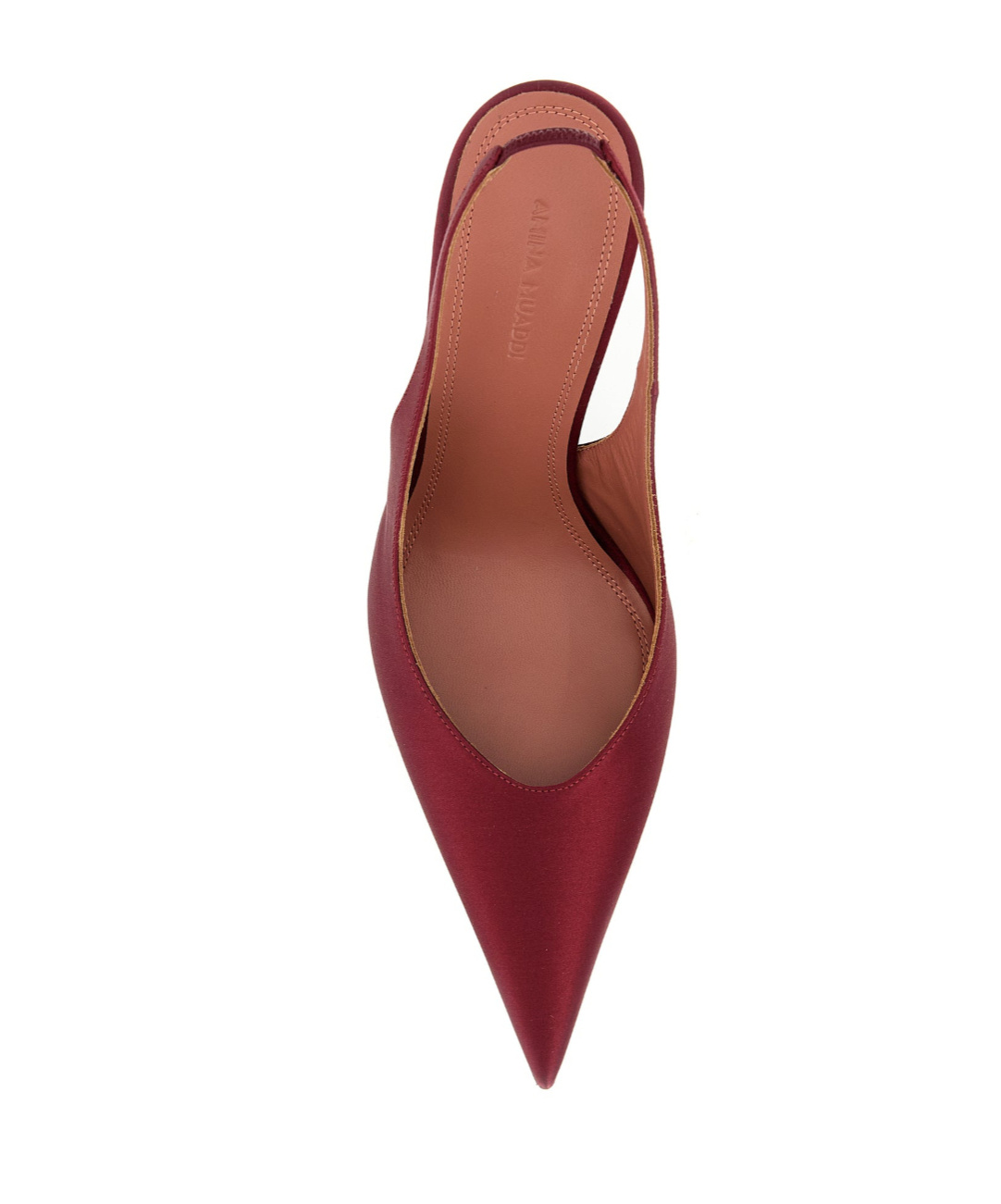 Amina Muaddi 105mm Anok Sling-back Pointed-toe Pumps In Brown