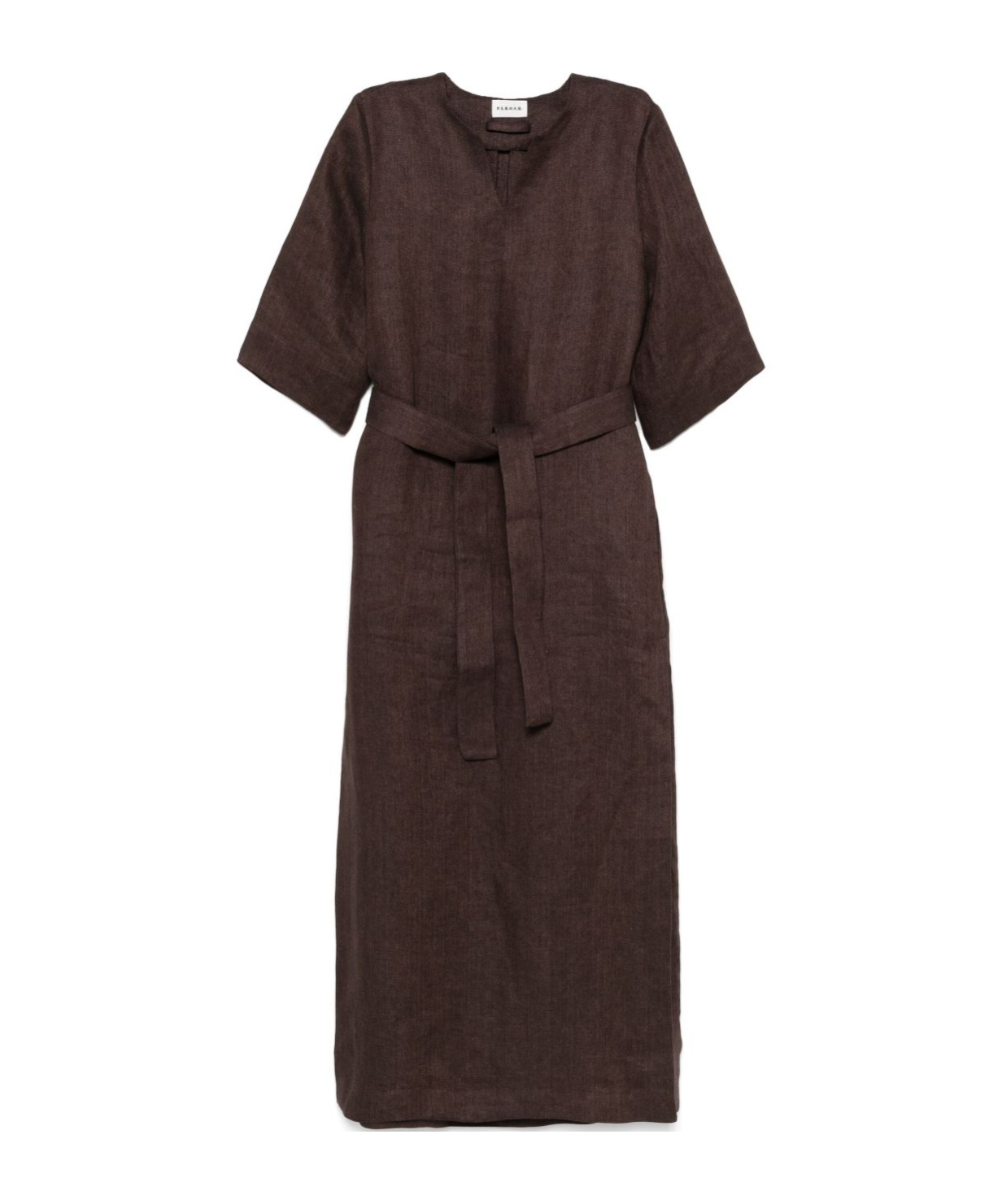 P.a.r.o.s.h Linen Maxi Dress
