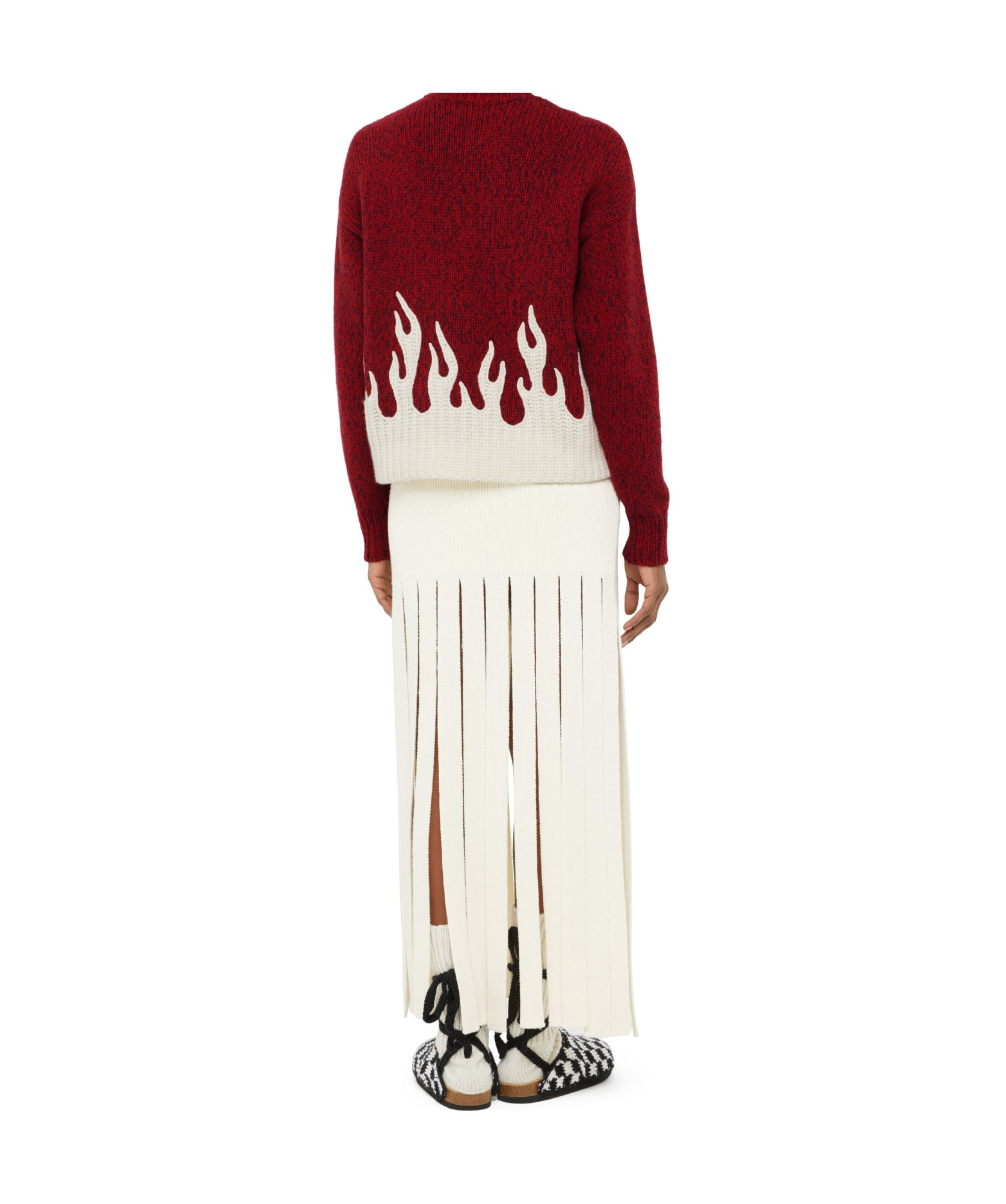 Alanui Flame Sweater In Red