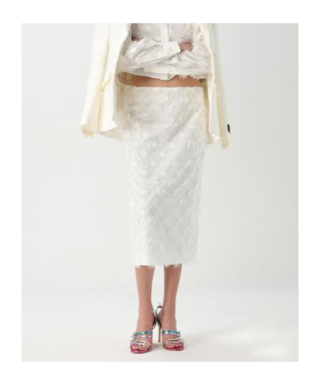 Msgm Skirts White In White