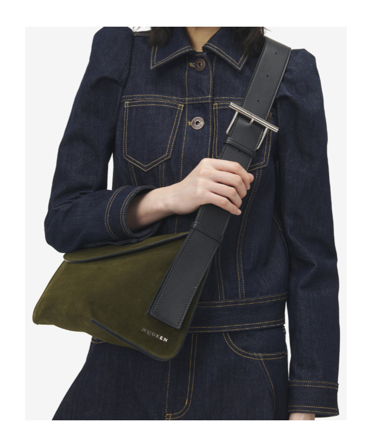 Alexander Mcqueen Large T-bar Sling Bag In Multi