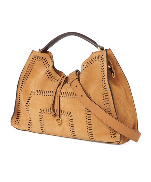Gianni Chiarini Aurora Shoulder Bag In Penut Butter