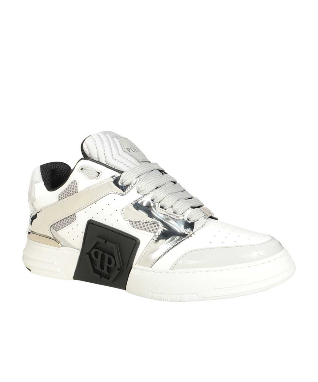 Philipp Plein Tie Professional Sports Shoes In White