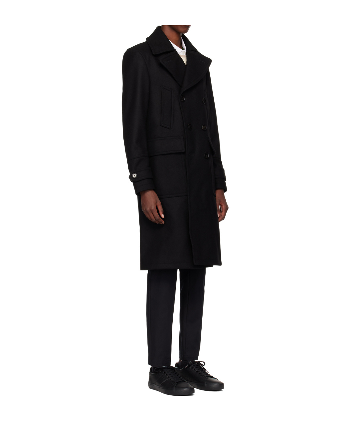 Belstaff Milford Long-sleeved Coat In Black