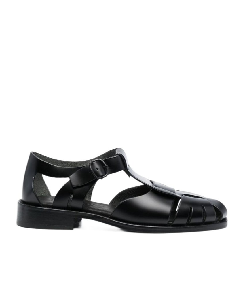 Hereu Sandal "peach" In Black
