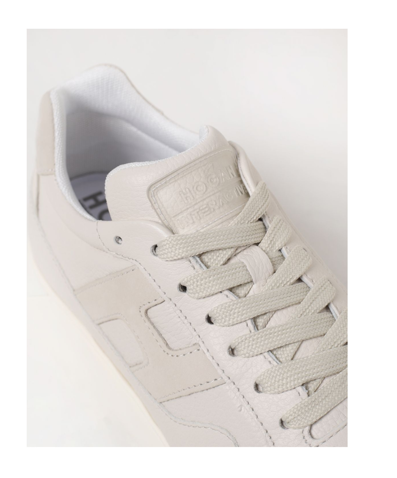 Hogan Laced Sneakers In White