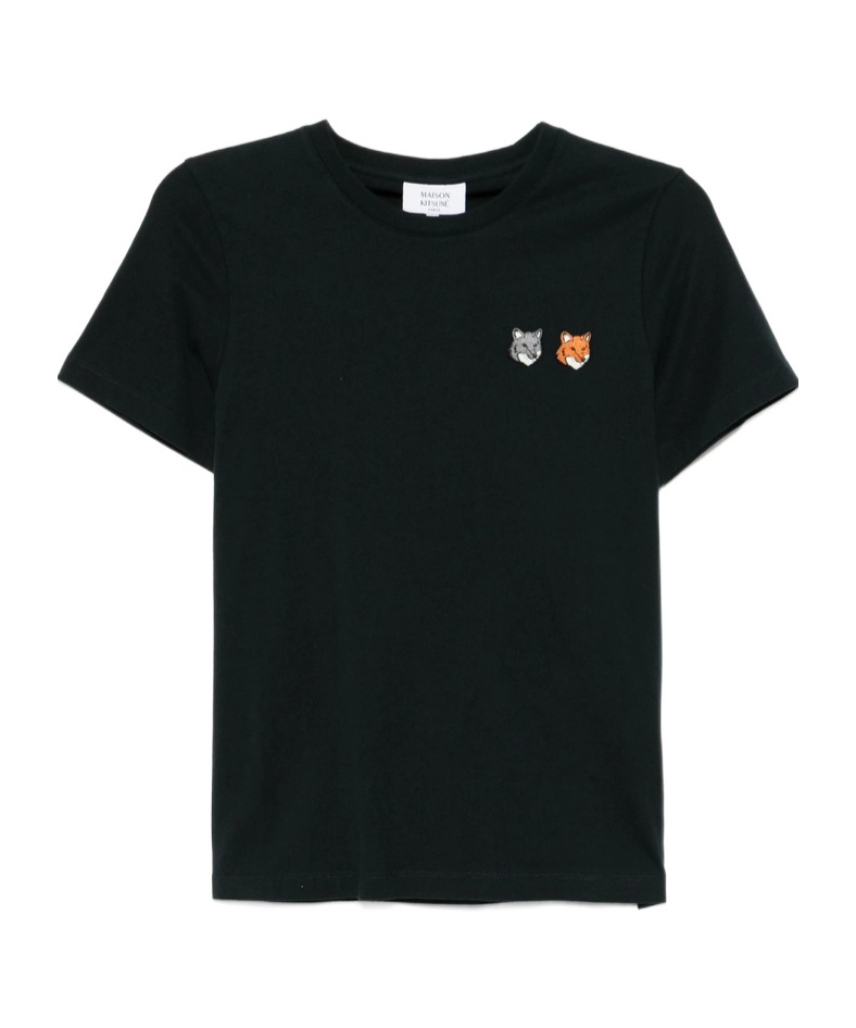 Maison Kitsuné Cotton T Shirts In Black