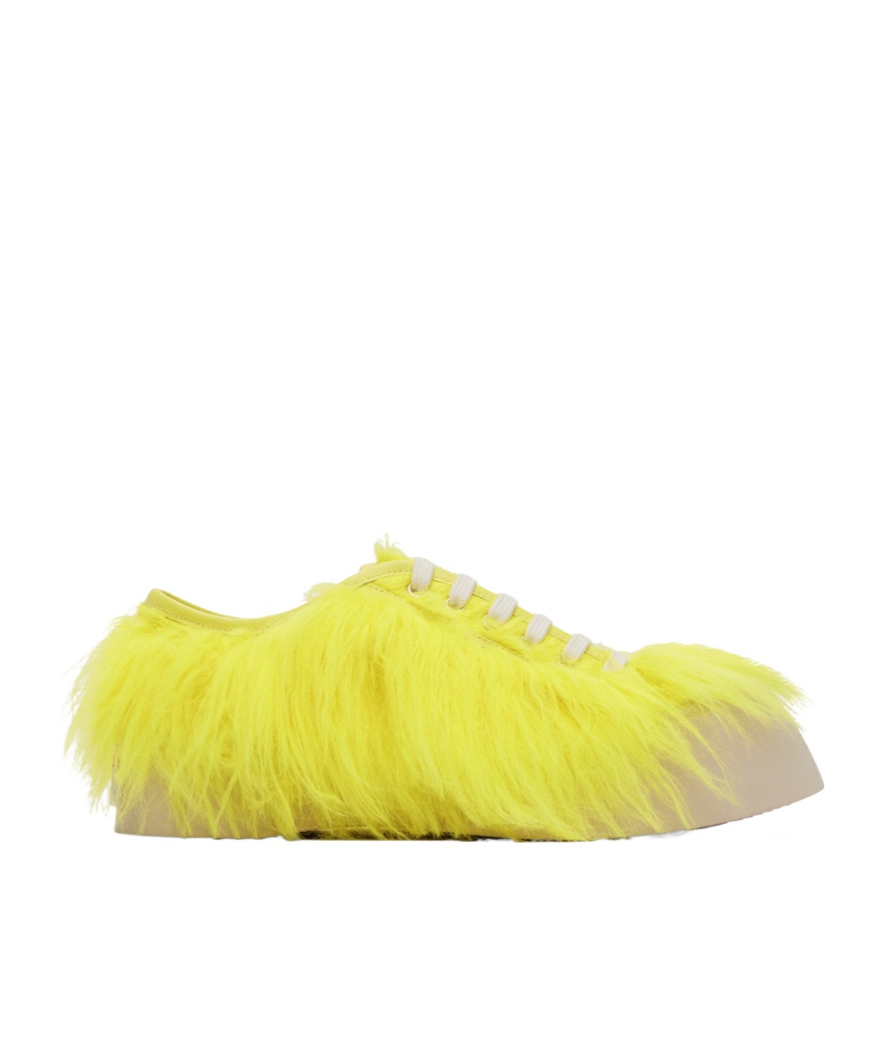 Marni Ssense Exclusive Yellow Pablo Sneakers In Yellow