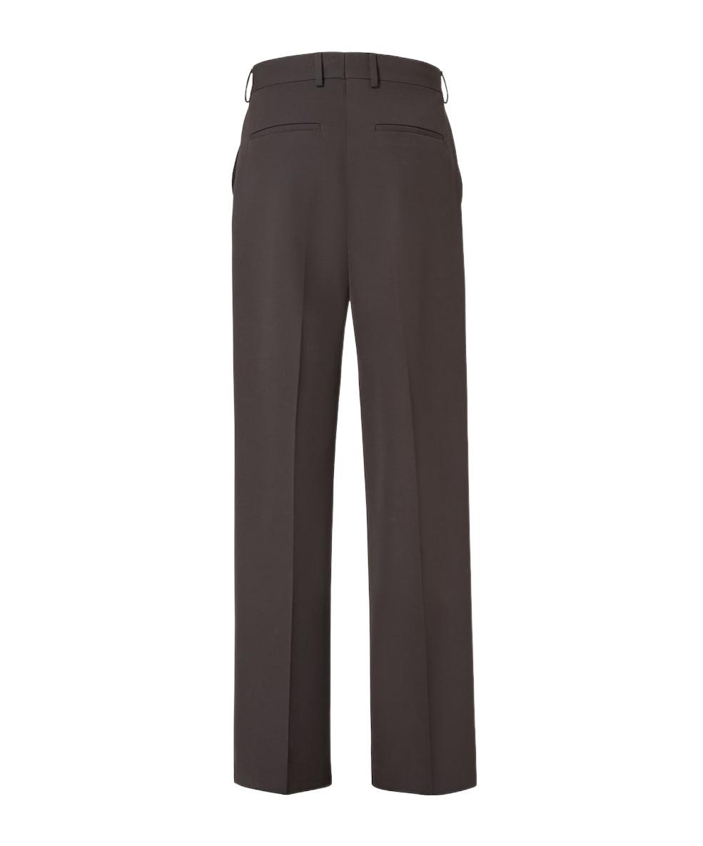 Fendi Tailored Trousers With Back Pockets And Belt Loops In Brown